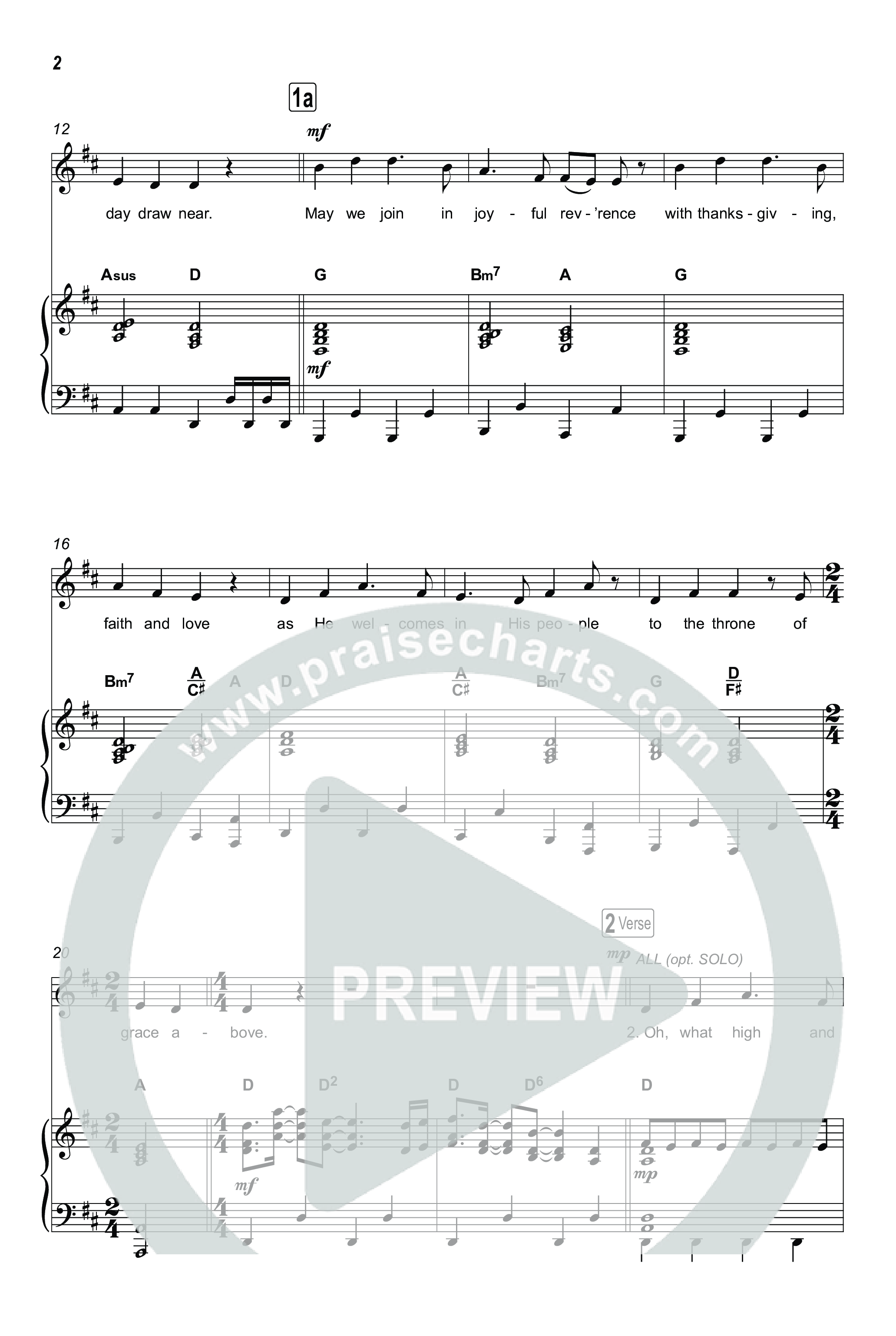 Oh What High And Holy Privilege (Unison/2-Part) Octavo (Uni/2-Part & Pno) (Keith & Kristyn Getty / Matt Boswell / Matt Papa)