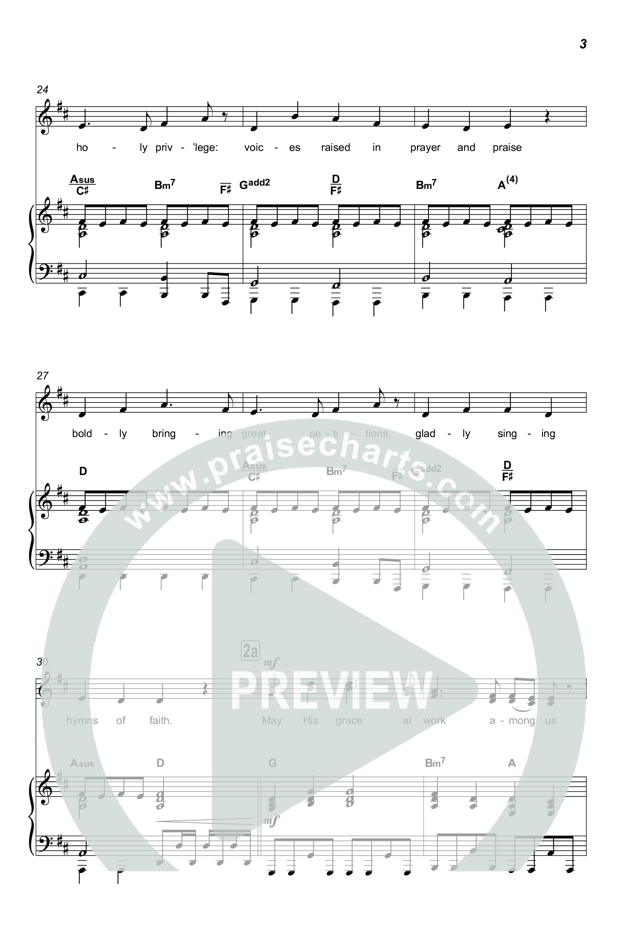 Oh What High And Holy Privilege (Unison/2-Part) Octavo (Uni/2-Part & Pno) (Keith & Kristyn Getty / Matt Boswell / Matt Papa)