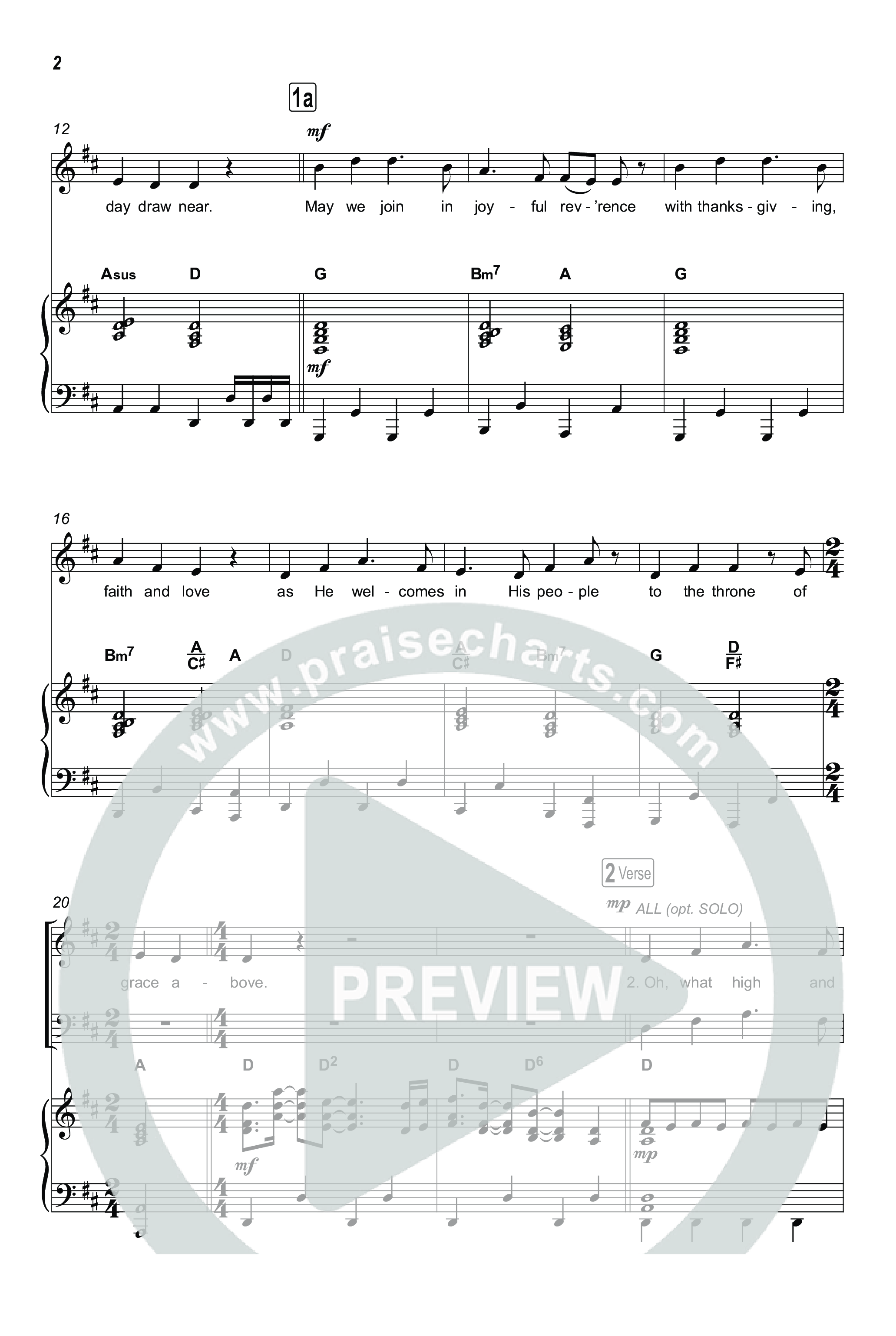 Oh What High And Holy Privilege (Sing It Now) Octavo (SATB & Pno) (Keith & Kristyn Getty / Matt Boswell / Matt Papa)