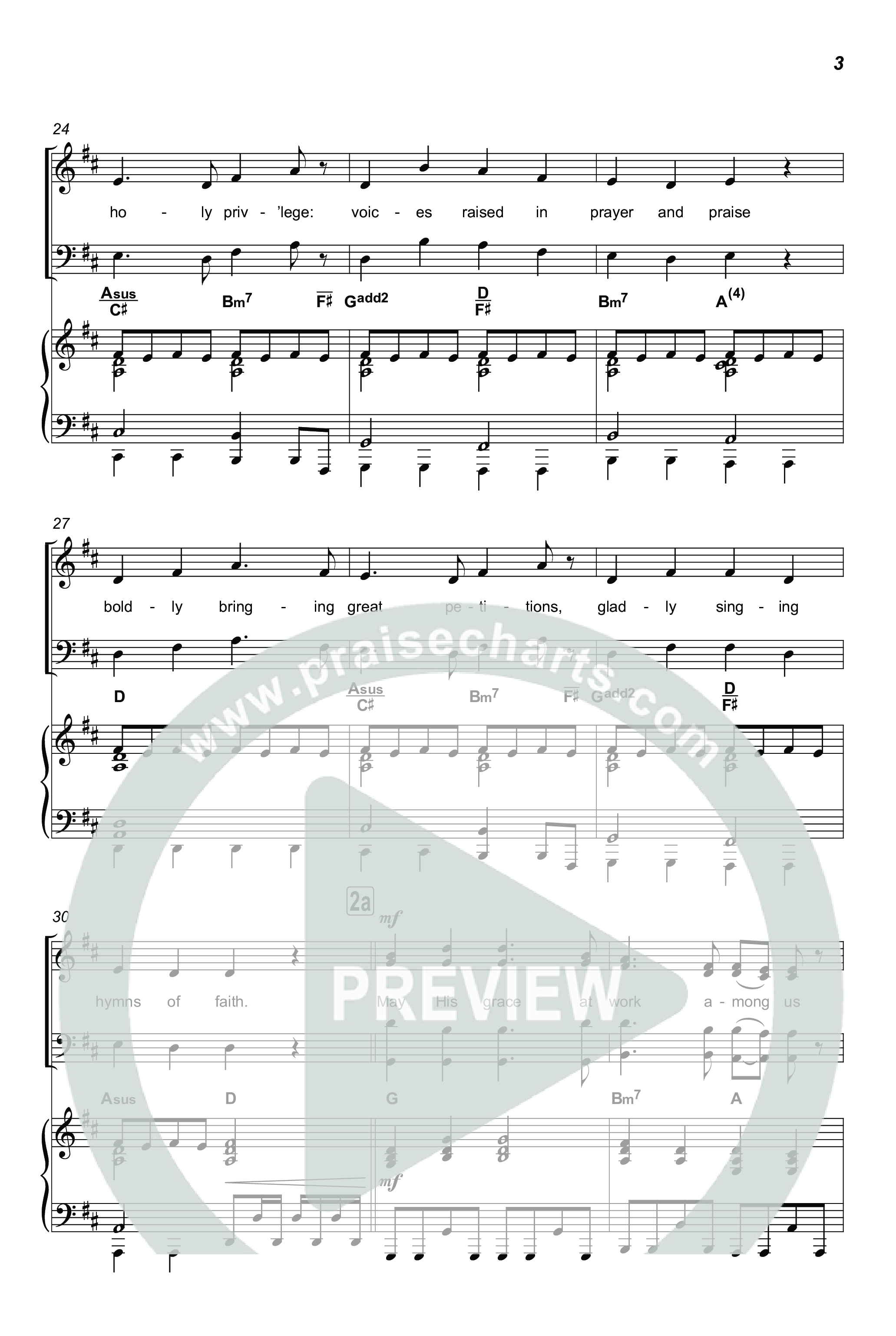 Oh What High And Holy Privilege (Sing It Now) Octavo (SATB & Pno) (Keith & Kristyn Getty / Matt Boswell / Matt Papa)