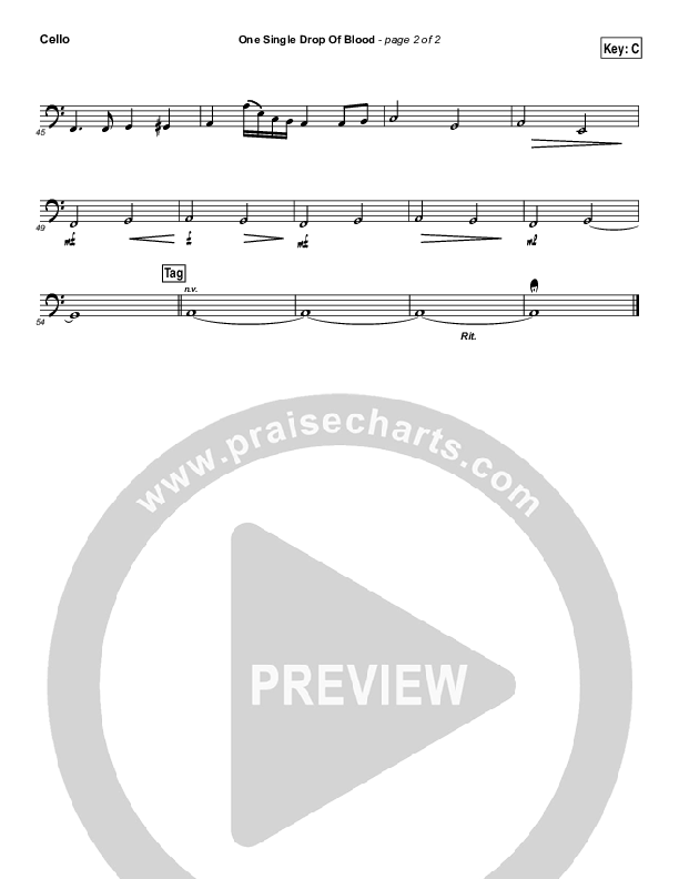 One Single Drop Cello (Gateway Worship)