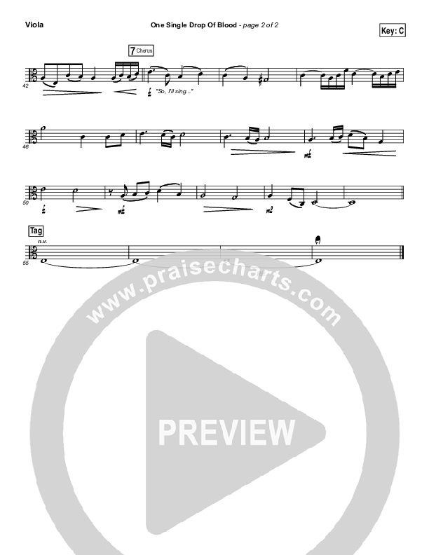 One Single Drop Viola (Gateway Worship)