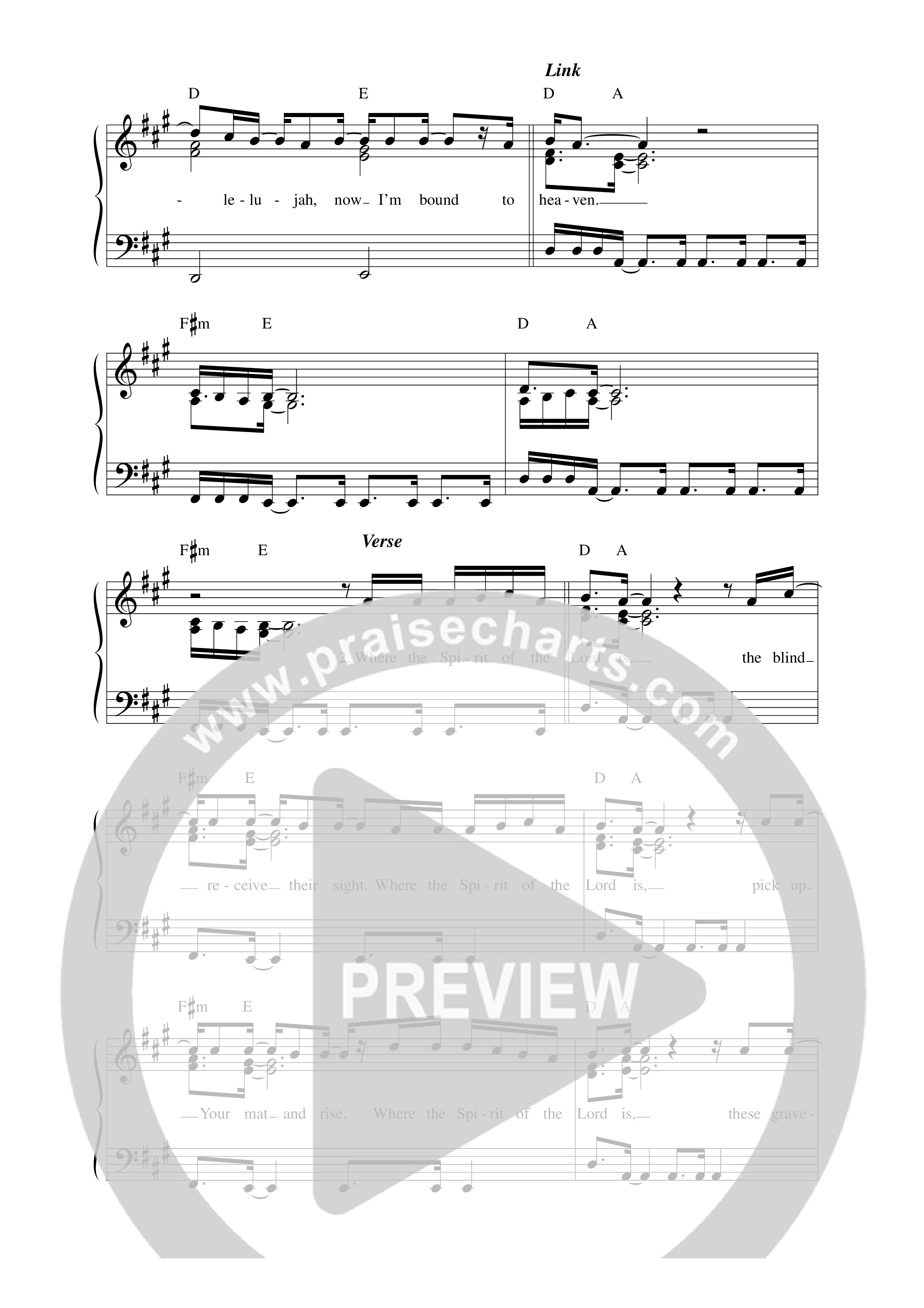 Prison Break (Live) Lead Sheet Melody (Thrive Worship)