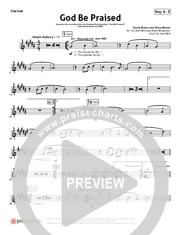 God Be Praised Wind Pack (Gateway Worship)