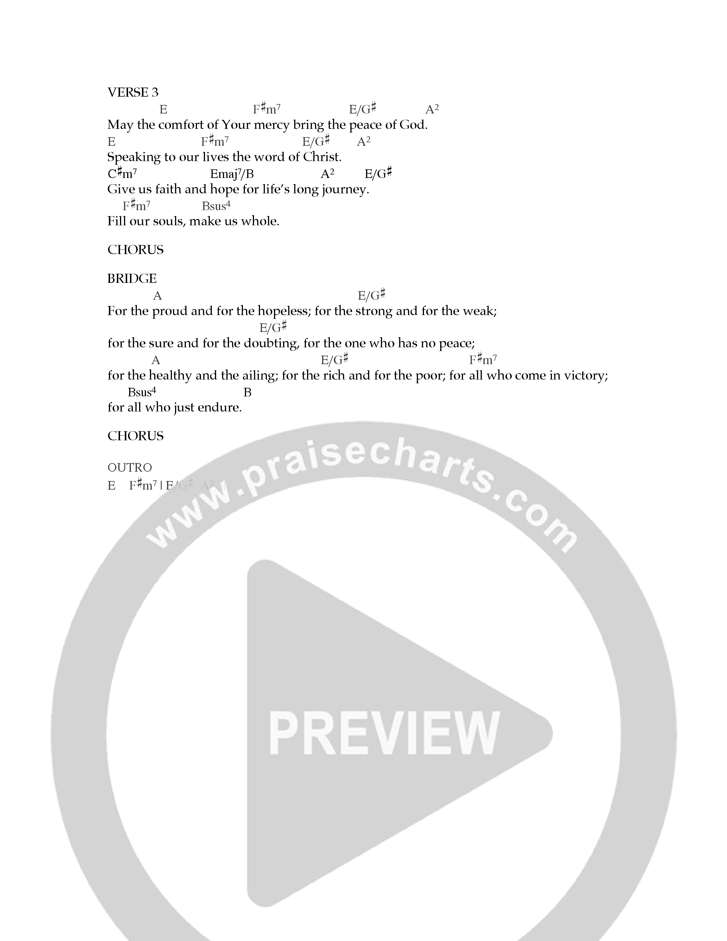 Fall On Us Chord Chart (Ezra Worship Initiative)