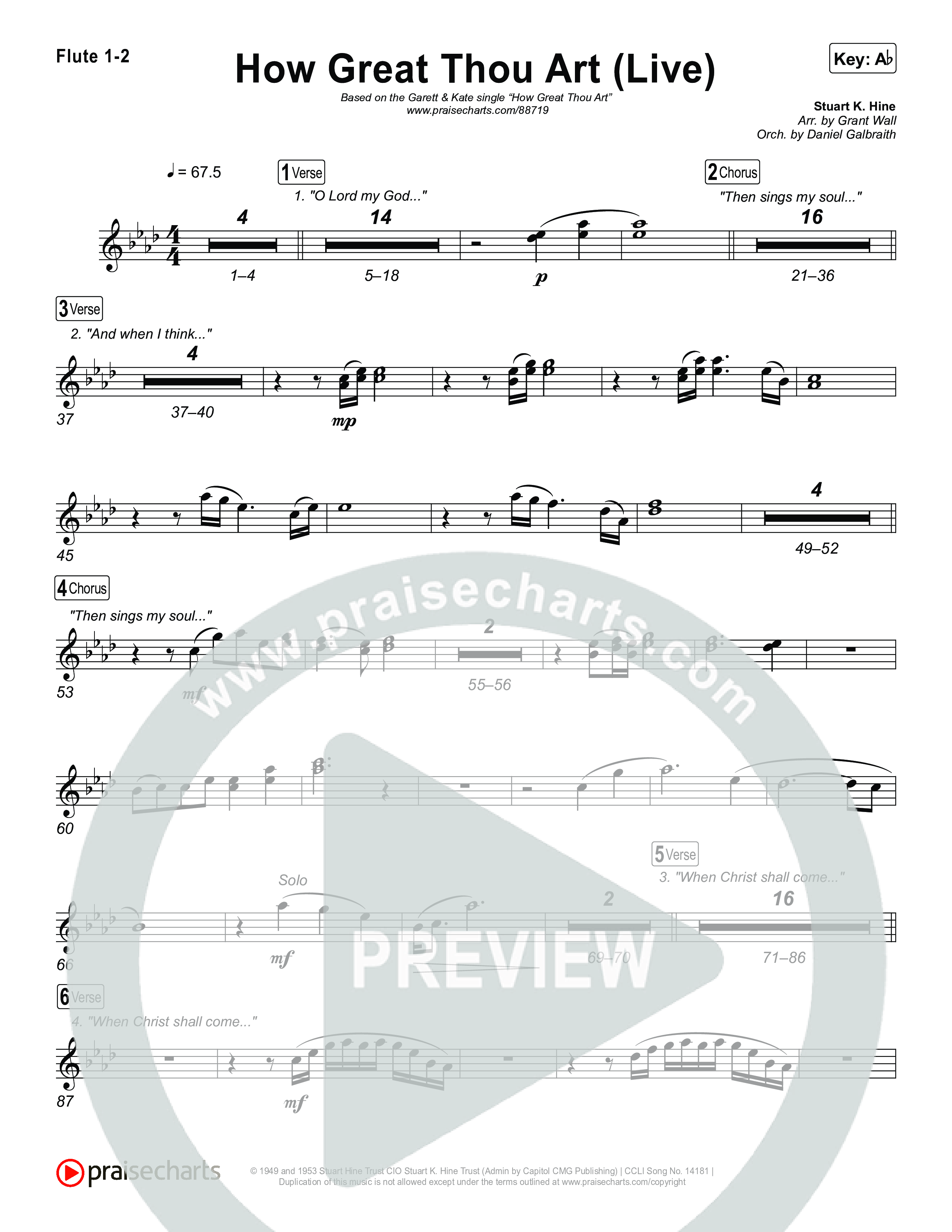 How Great Thou Art (Live) Wind Pack (Bethel Music / Garett & Kate)