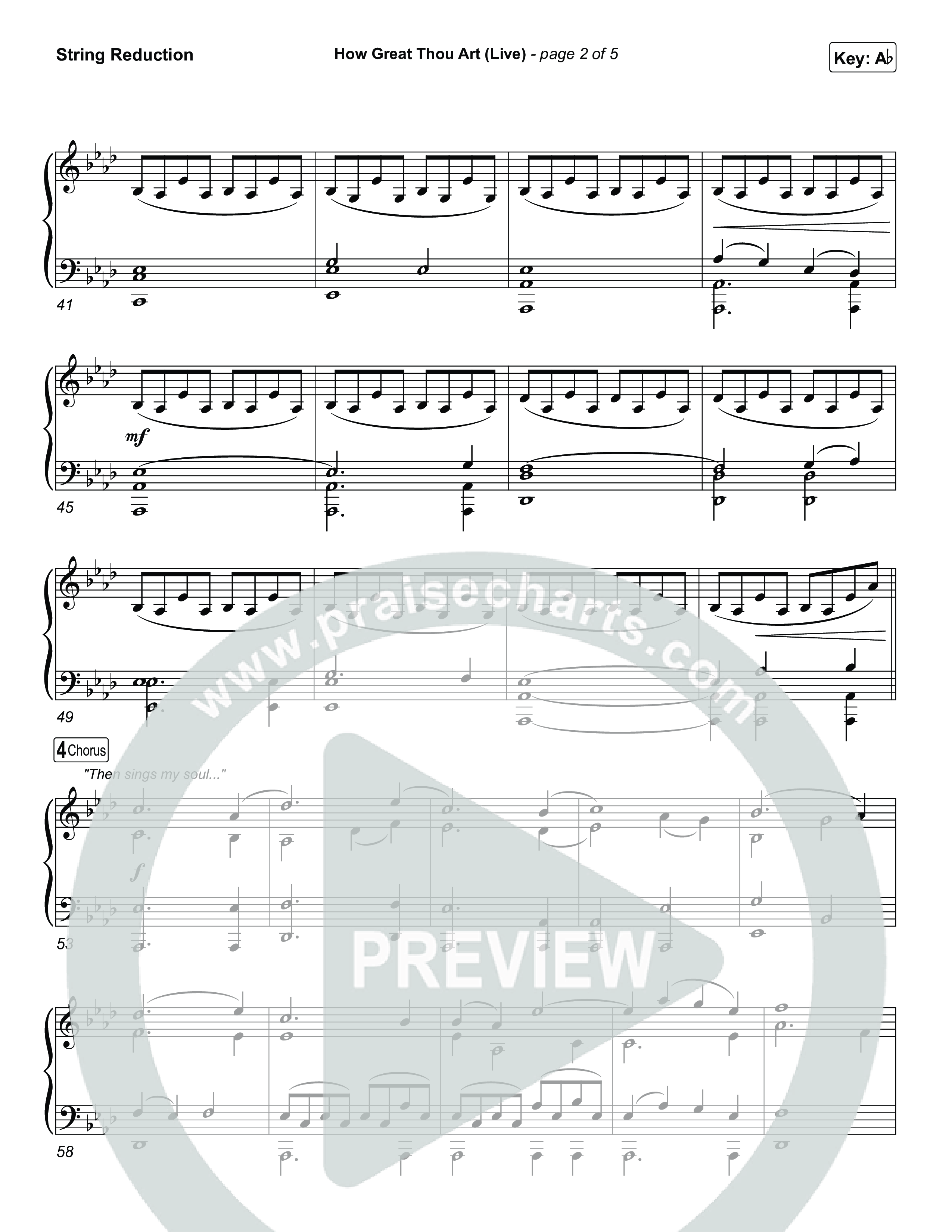 How Great Thou Art (Live) String Reduction (Bethel Music / Garett & Kate)