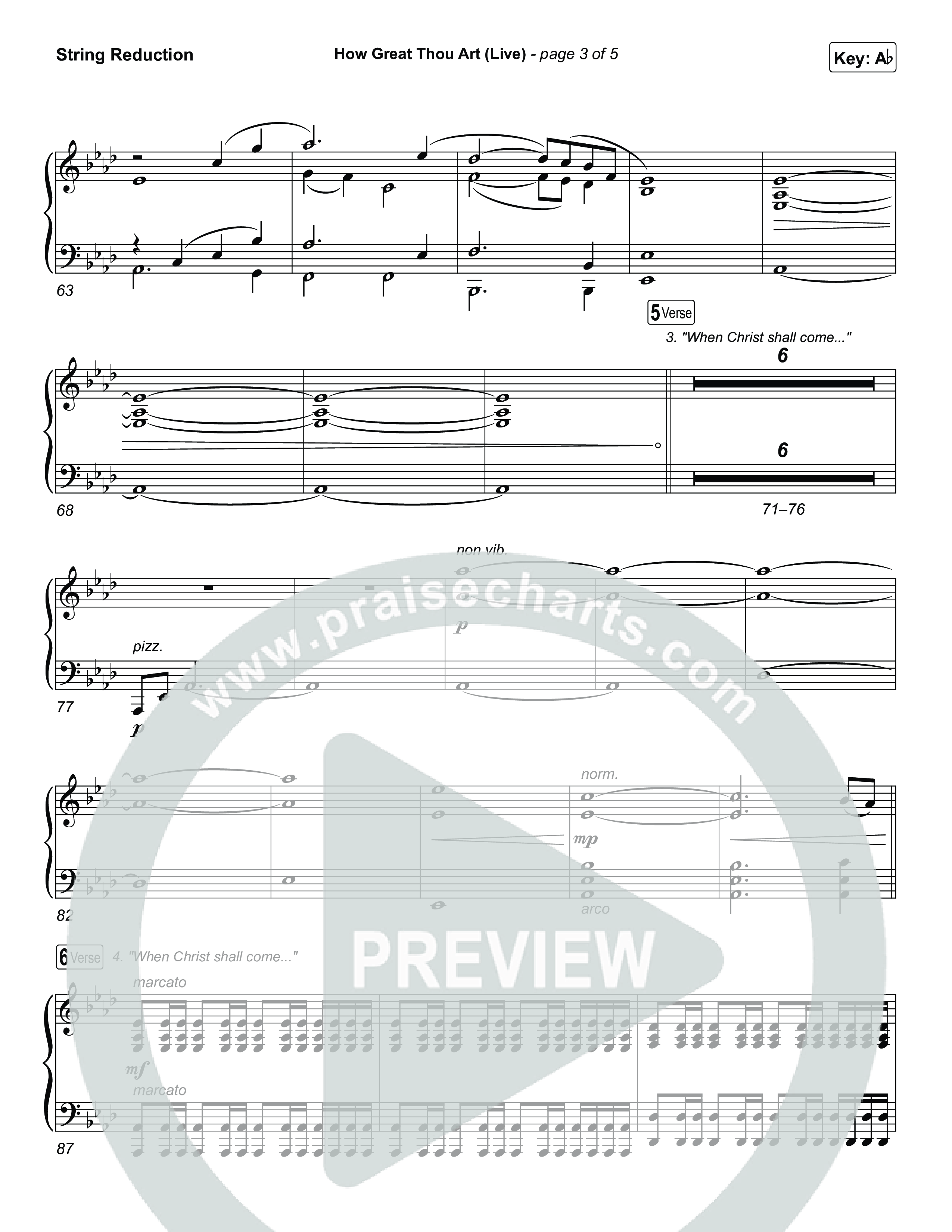 How Great Thou Art (Live) String Reduction (Bethel Music / Garett & Kate)