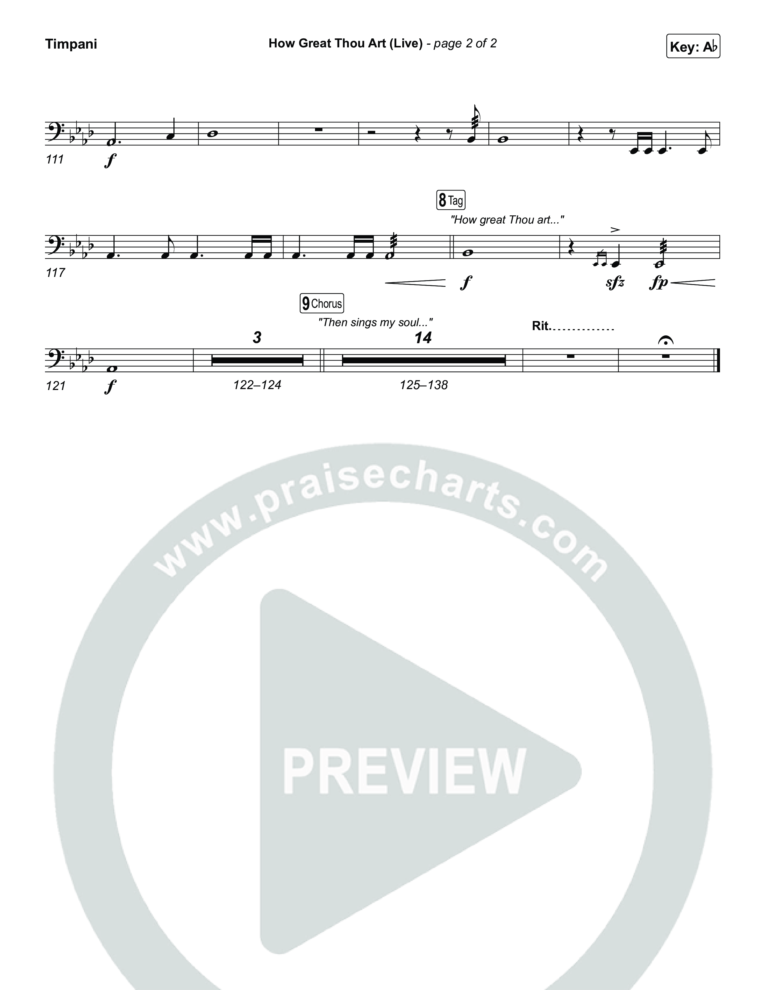 How Great Thou Art (Live) Timpani (Bethel Music / Garett & Kate)