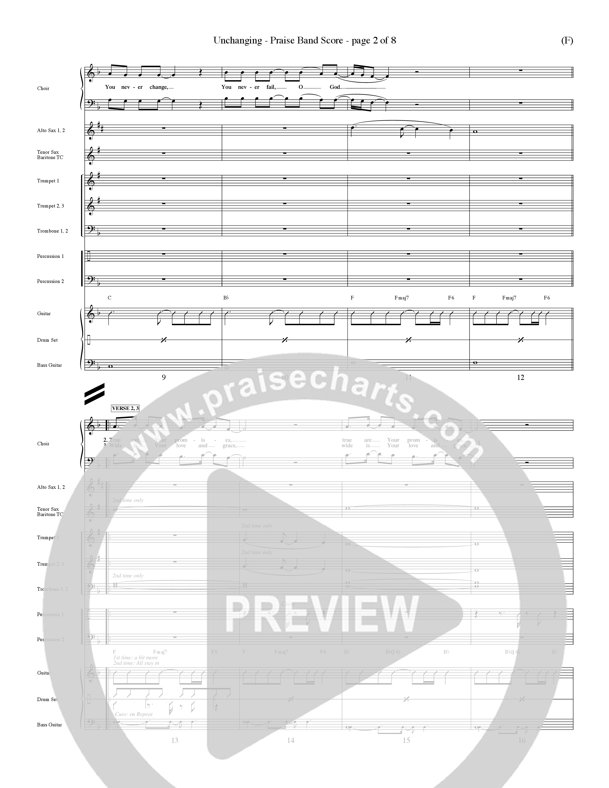 Unchanging (Choral Anthem SATB) Conductor's Score (Word Music Choral / Orch. Dave Williamson)