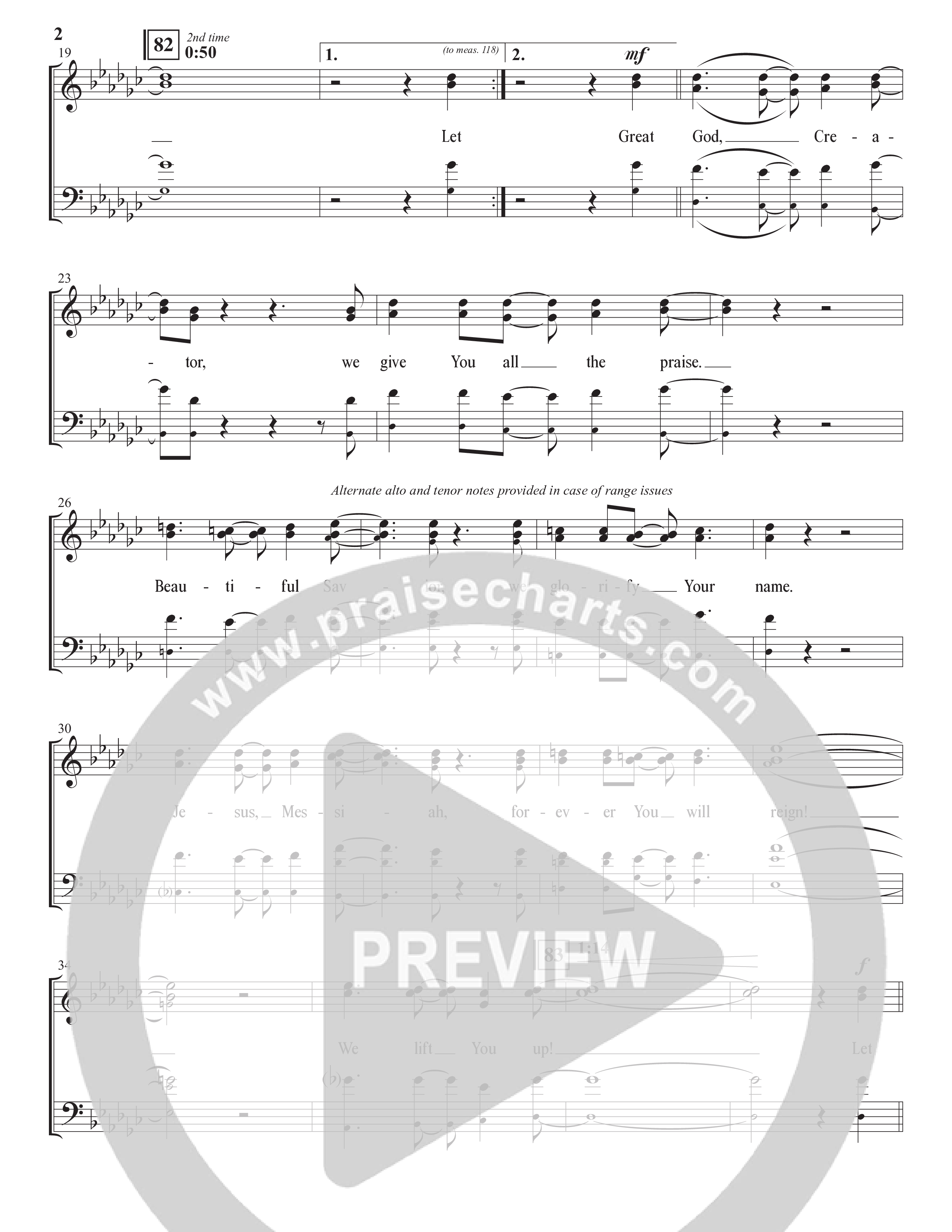Let God Arise (Choral Anthem SATB) Choir Sheet (SATB) (The Brooklyn Tabernacle Choir / Arr. Carol Cymbala / Orch. Jason Michael Webb)