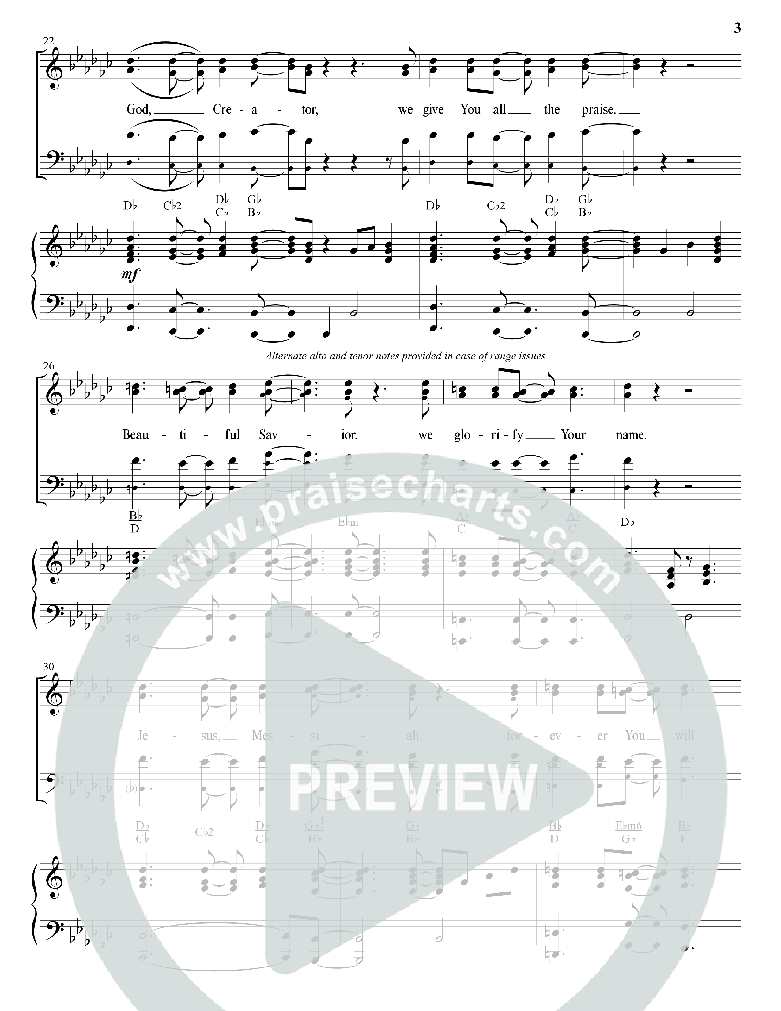 Let God Arise (Choral Anthem SATB) Anthem (SATB/Piano) (The Brooklyn Tabernacle Choir / Arr. Carol Cymbala / Orch. Jason Michael Webb)