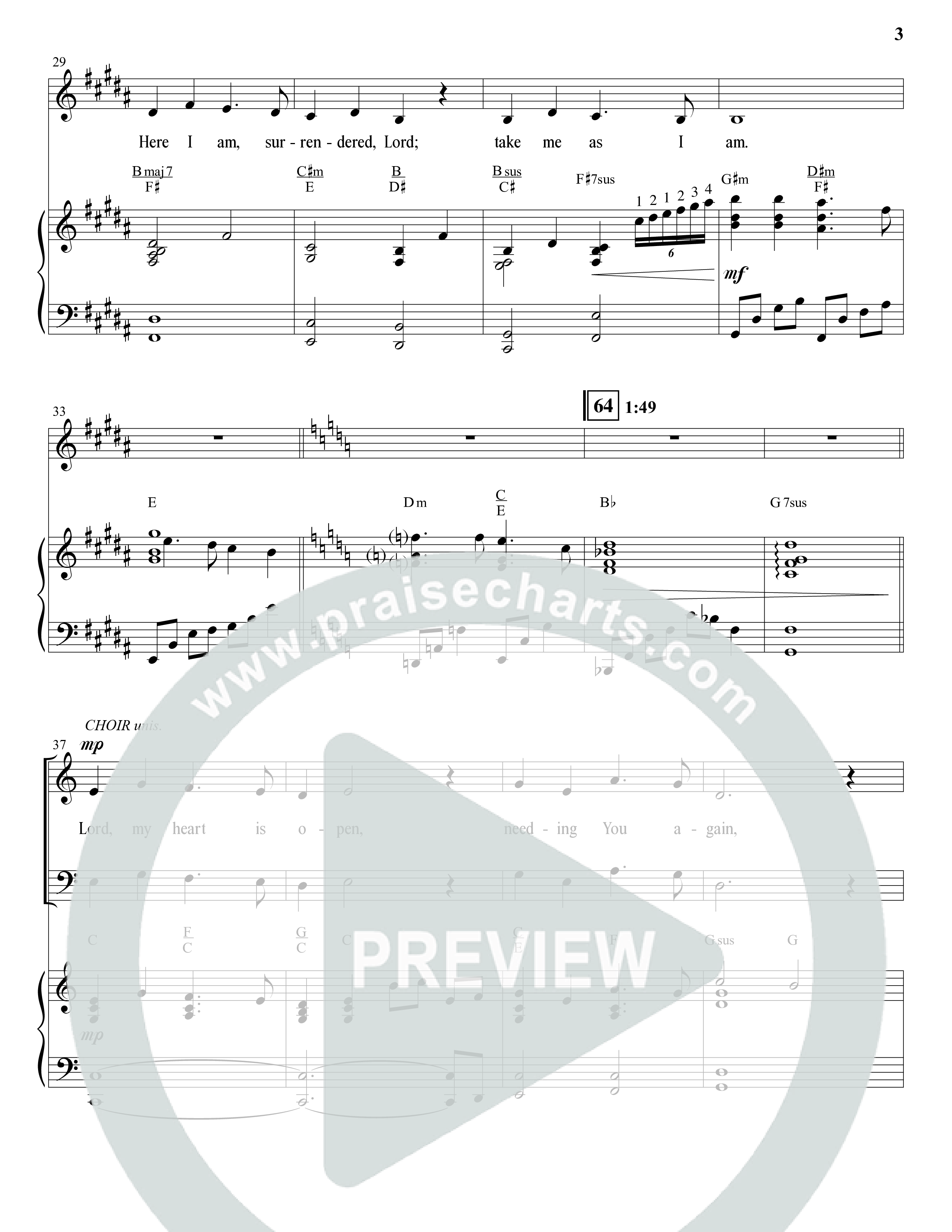Take Me As I Am (Choral Anthem SATB) Anthem (SATB/Piano) (The Brooklyn Tabernacle Choir / Arr. Carol Cymbala / Orch. Jason Michael Webb)