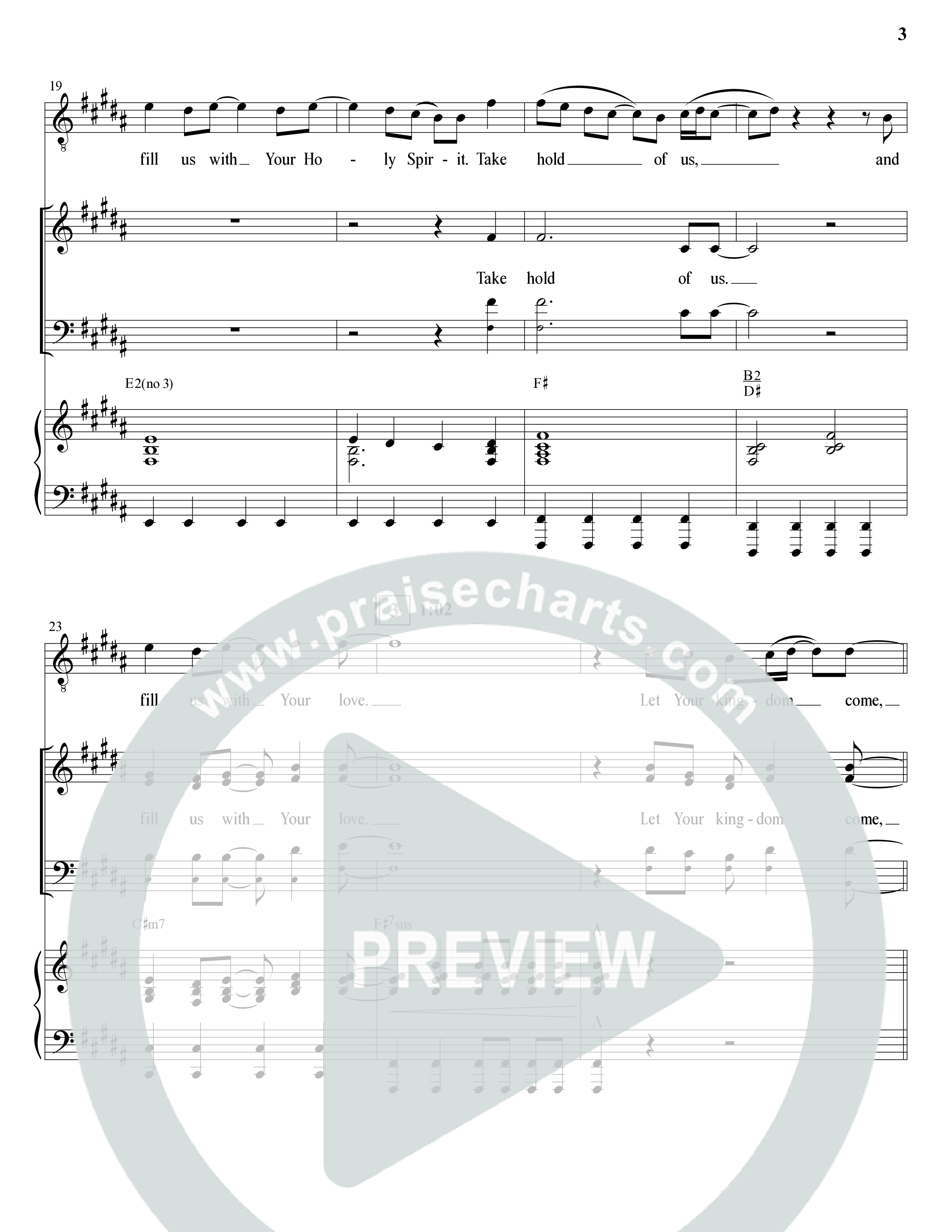 Let Your Kingdom Come (Choral Anthem SATB) Anthem (SATB/Piano) (The Brooklyn Tabernacle Choir / Arr. Carol Cymbala / Orch. Jason Michael Webb)