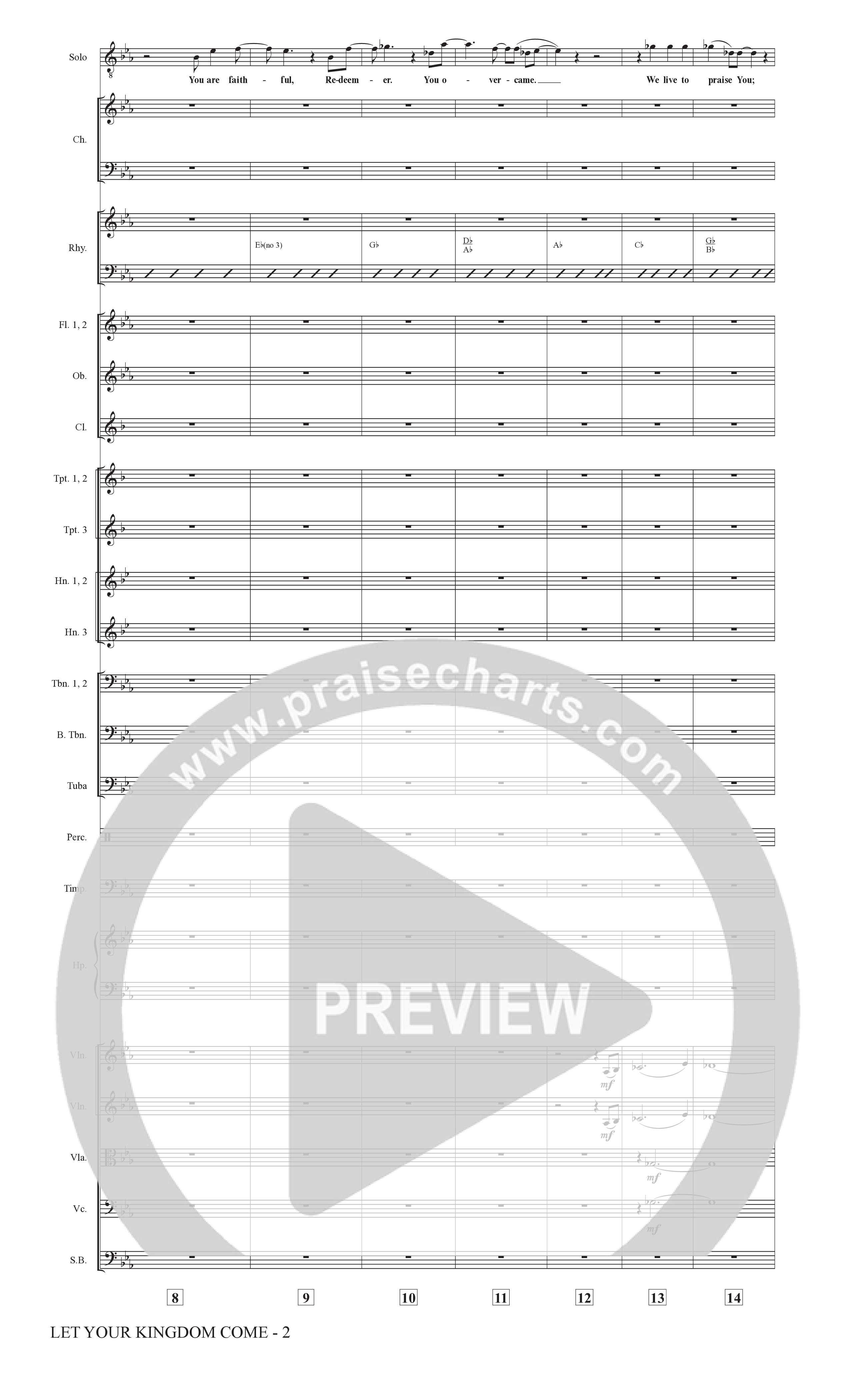 We Lift Your Name (Choral Anthem SATB) Conductor's Score (The Brooklyn Tabernacle Choir / Arr. Carol Cymbala / Orch. Chris McDonald)