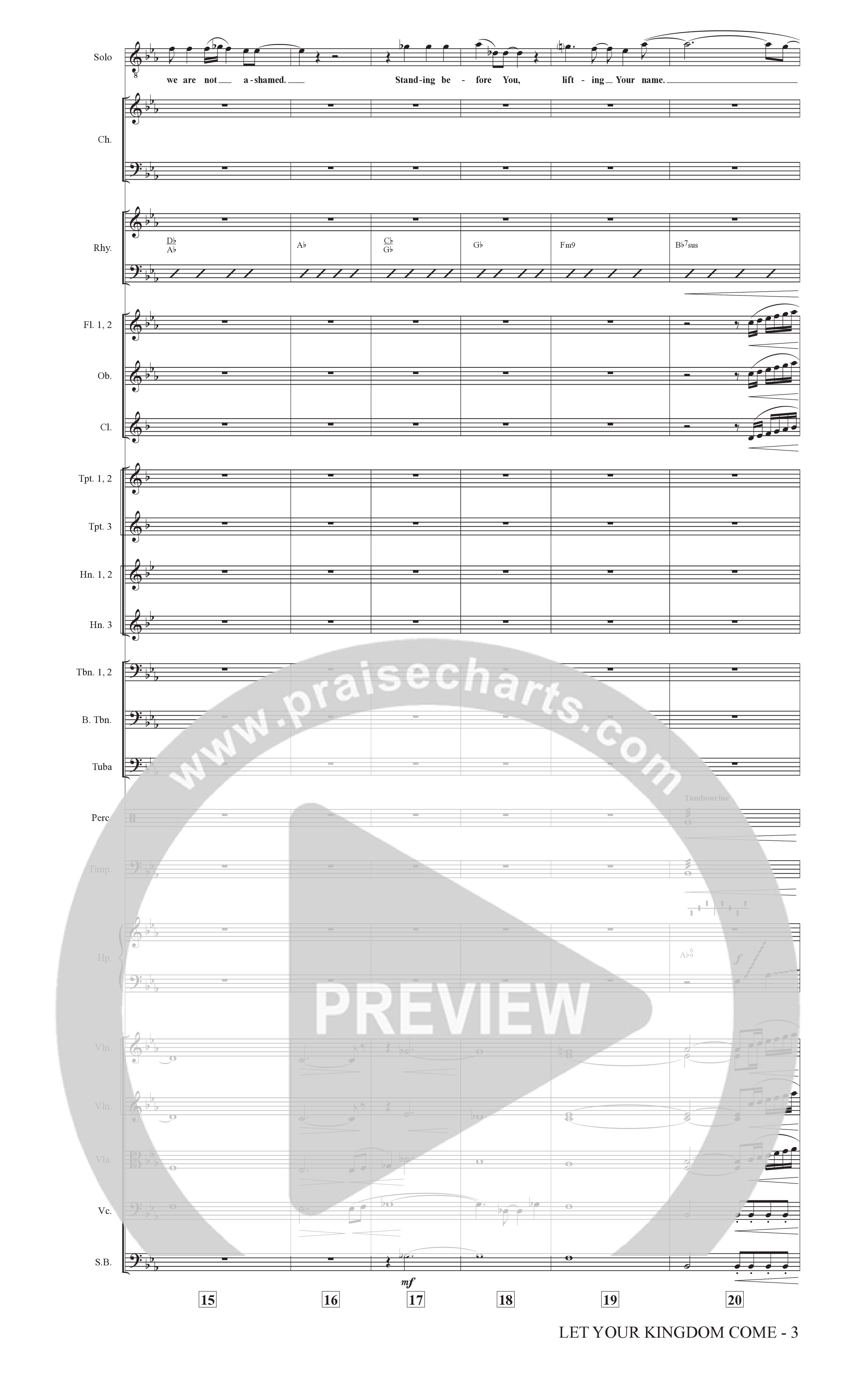 We Lift Your Name (Choral Anthem SATB) Conductor's Score (The Brooklyn Tabernacle Choir / Arr. Carol Cymbala / Orch. Chris McDonald)