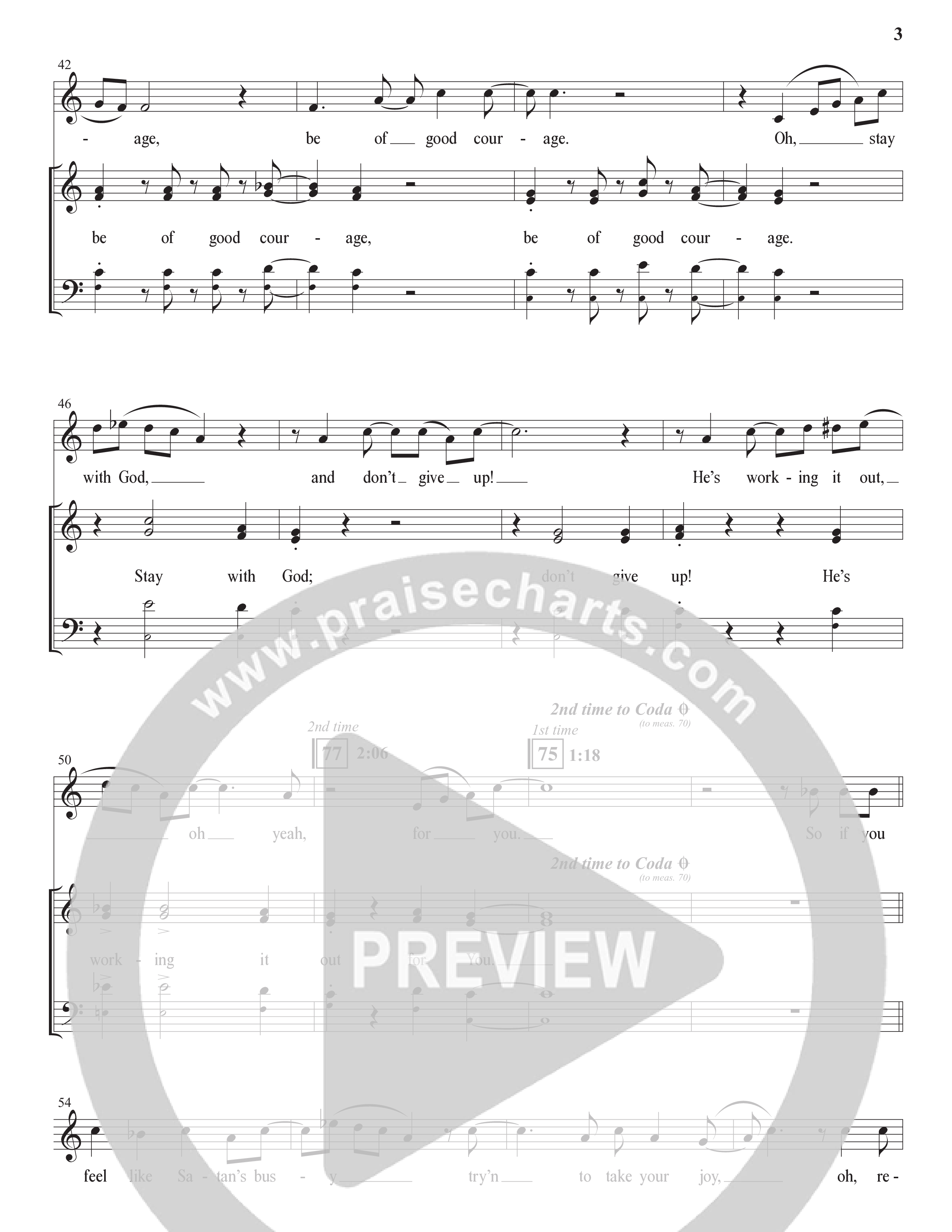 Working It Out (Choral Anthem SATB) Choir Sheet (SATB) (The Brooklyn Tabernacle Choir / Arr. Carol Cymbala / Arr. Jason Webb / Orch. Chris McDonald)