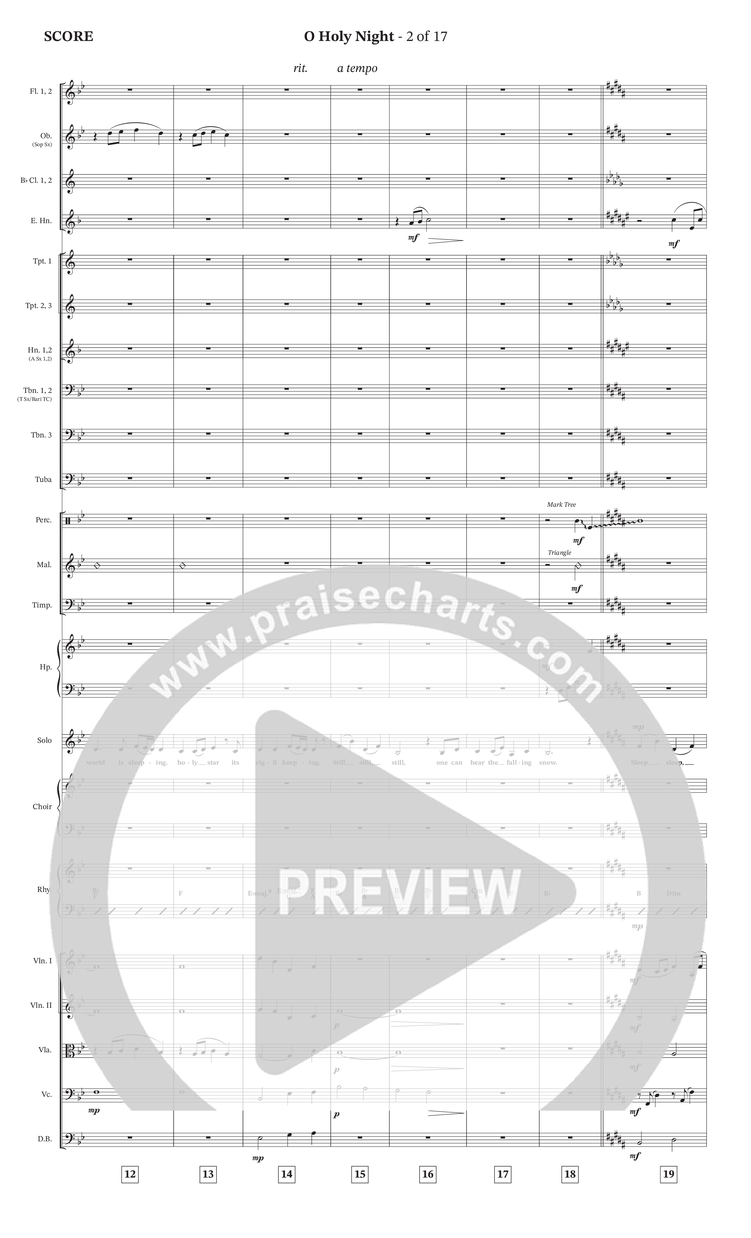 O Holy Night (with Still Still Still) (Choral Anthem SATB) Orchestration (TaRanda Greene / Arr. Jason Webb / Arr. TaRanda Greene / Orch. Wayne Haun)