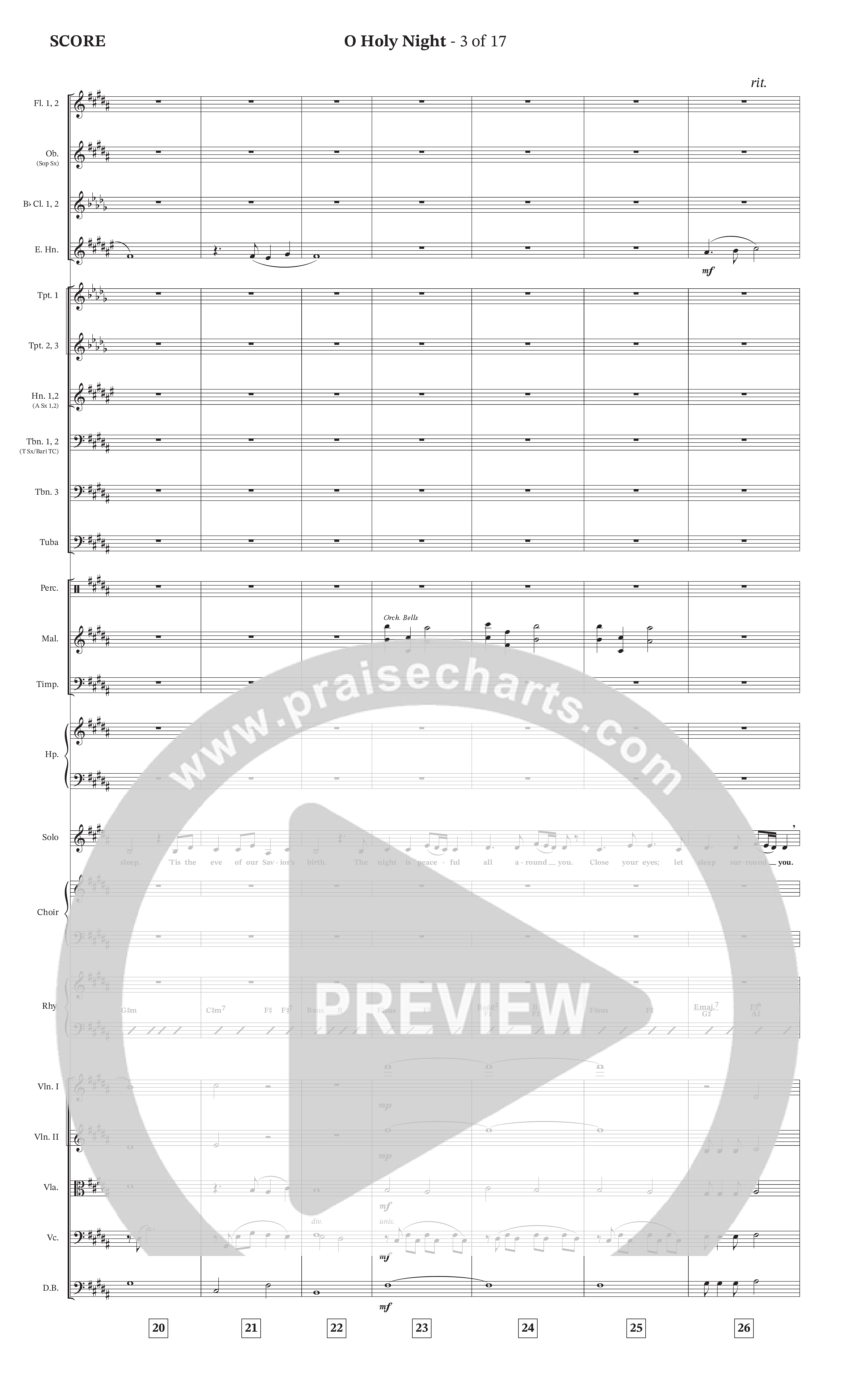 O Holy Night (with Still Still Still) (Choral Anthem SATB) Orchestration (TaRanda Greene / Arr. Jason Webb / Arr. TaRanda Greene / Orch. Wayne Haun)