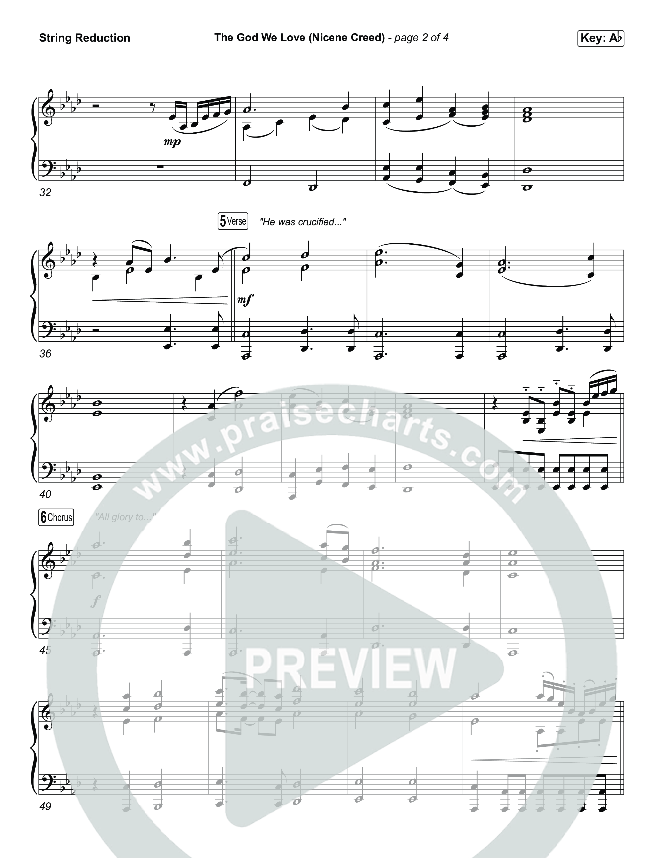 The God We Love (Nicene Creed) (Sing It Now) String Reduction (CityAlight / Matt Redman / Arr. Luke Gambill)