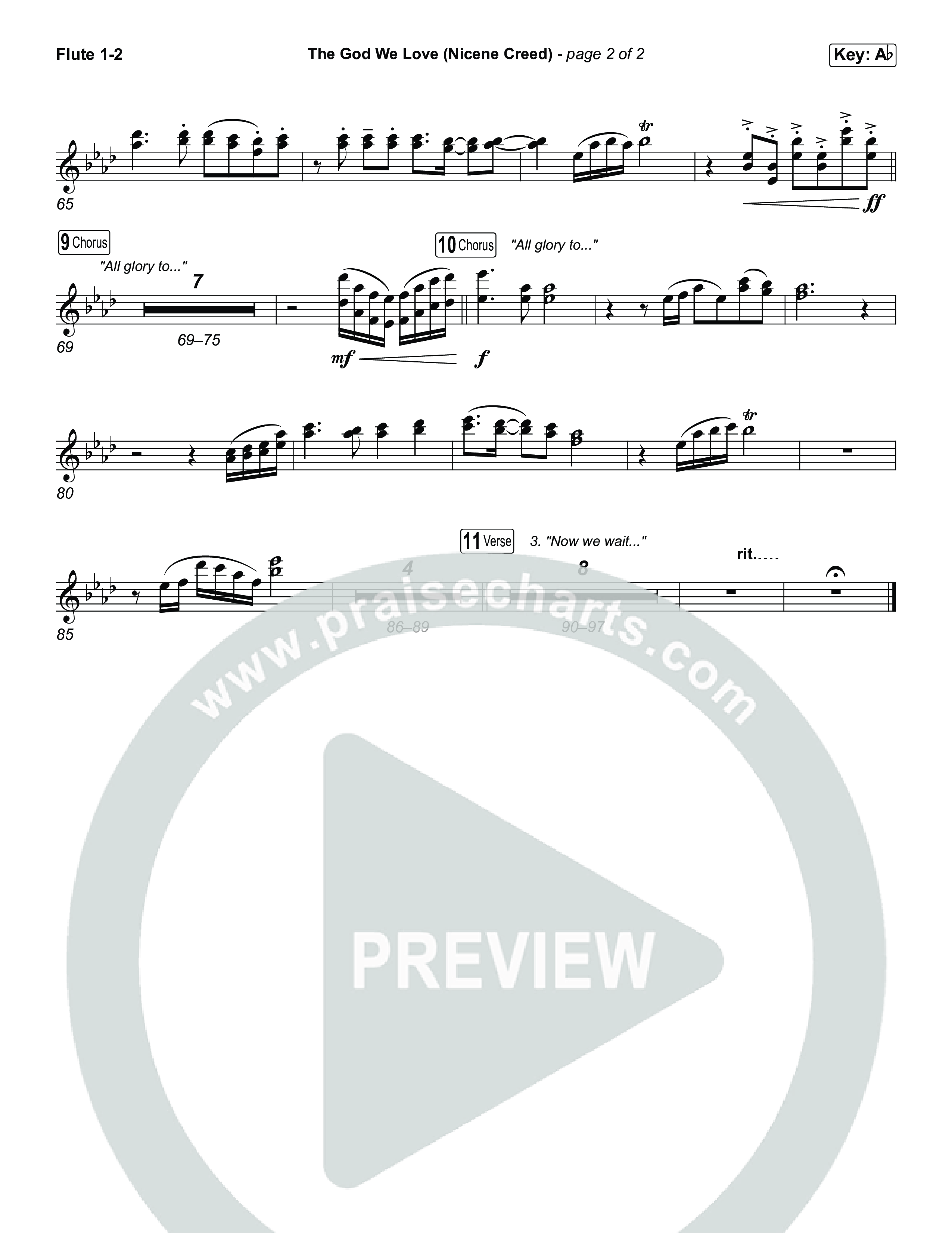 The God We Love (Nicene Creed) (Worship Choir/SAB) Wind Pack (CityAlight / Matt Redman / Arr. Luke Gambill)