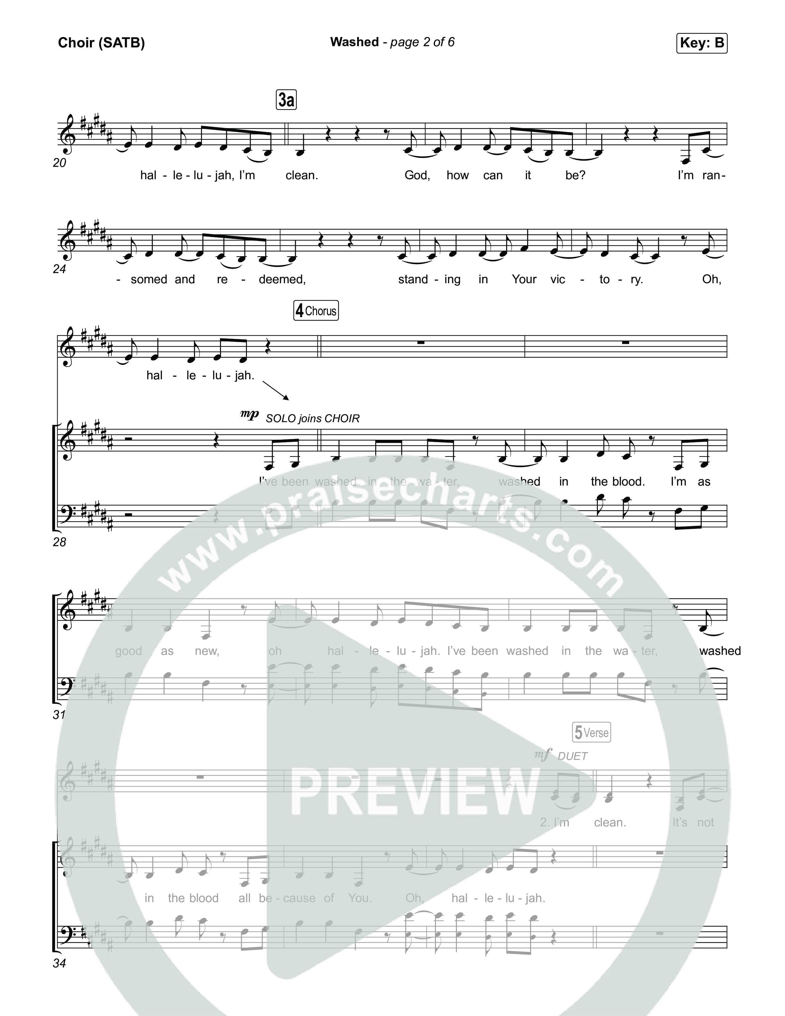 Washed Choir Sheet (SATB) (ELEVATION RHYTHM)