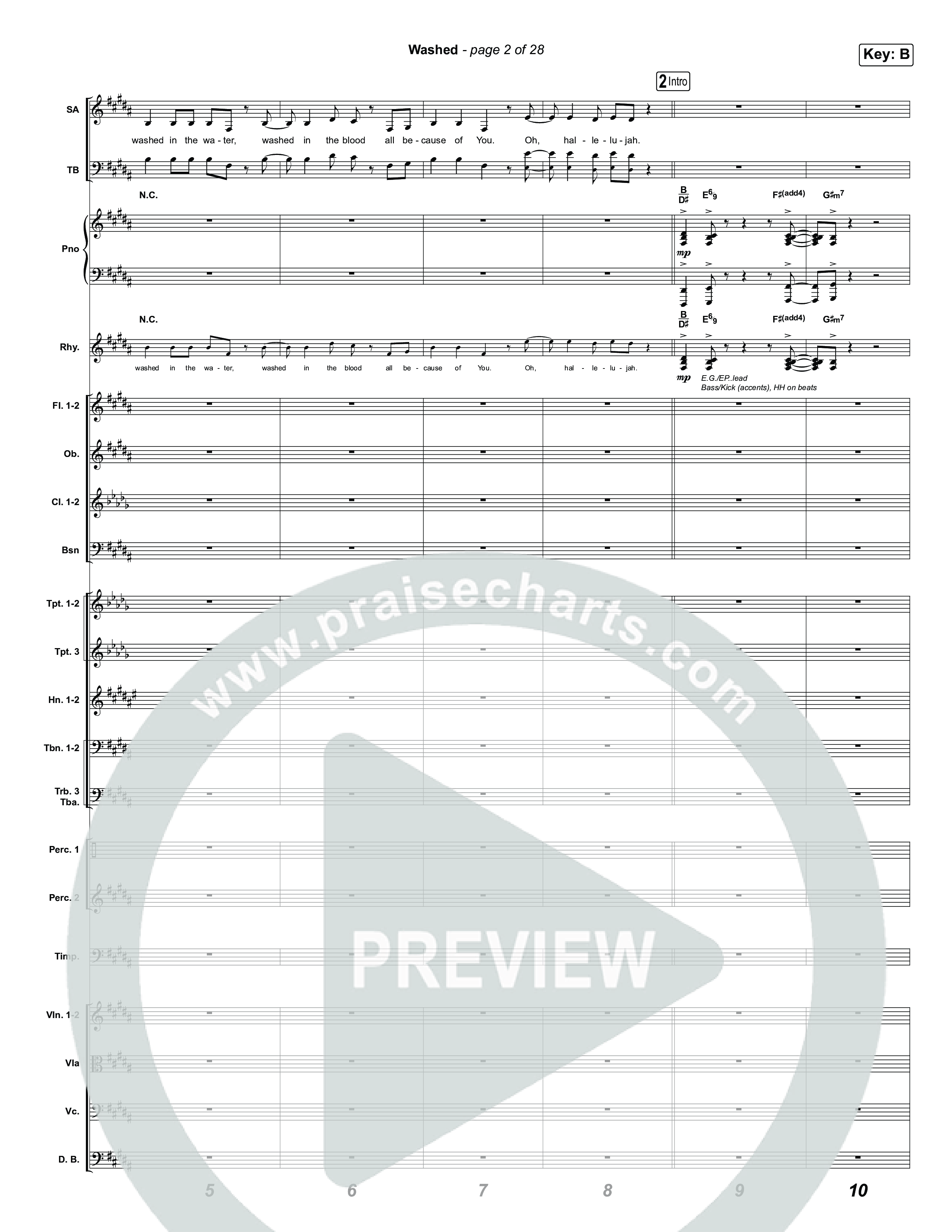 Washed Conductor's Score (ELEVATION RHYTHM)