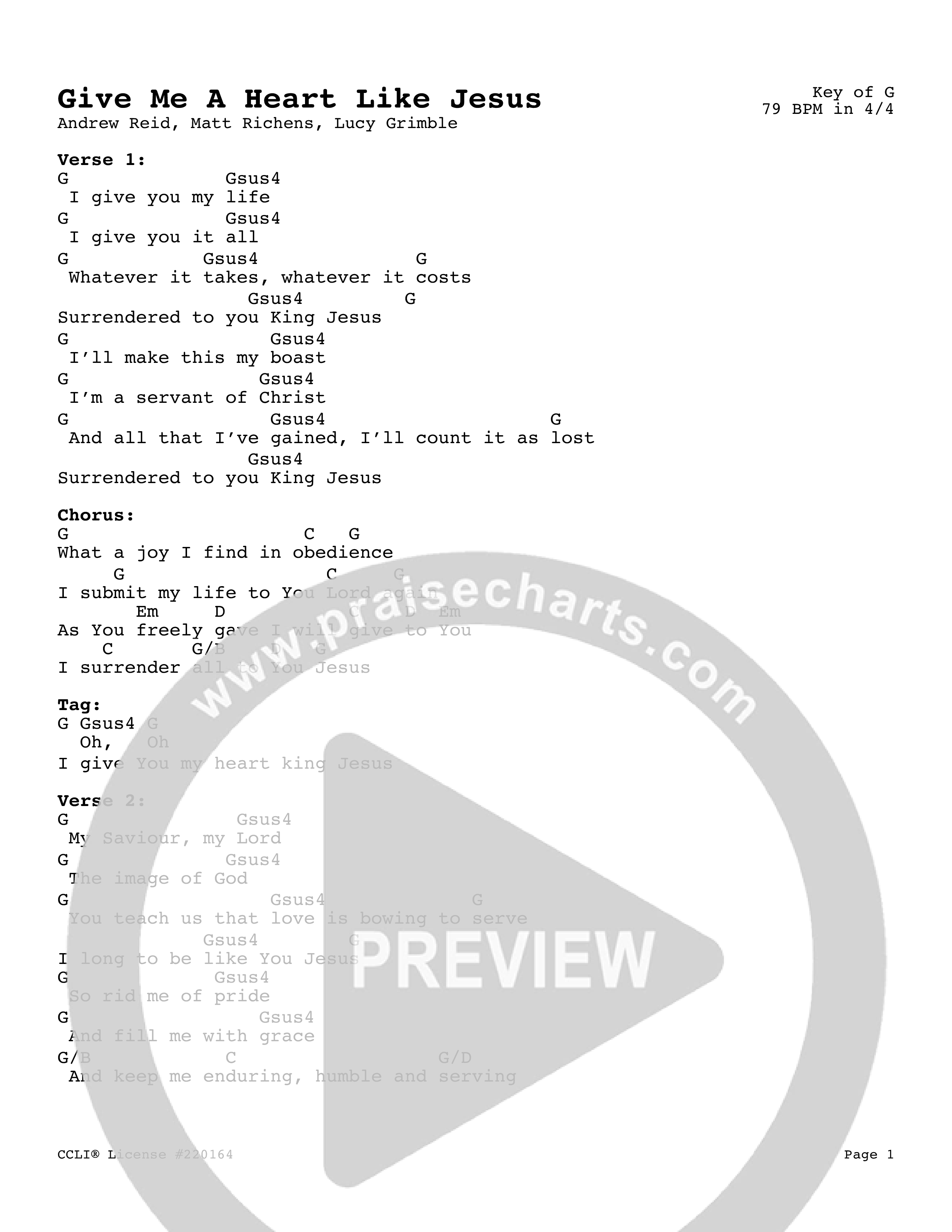 Joy In Obedience (Live) Chord Chart (Vineyard Worship)