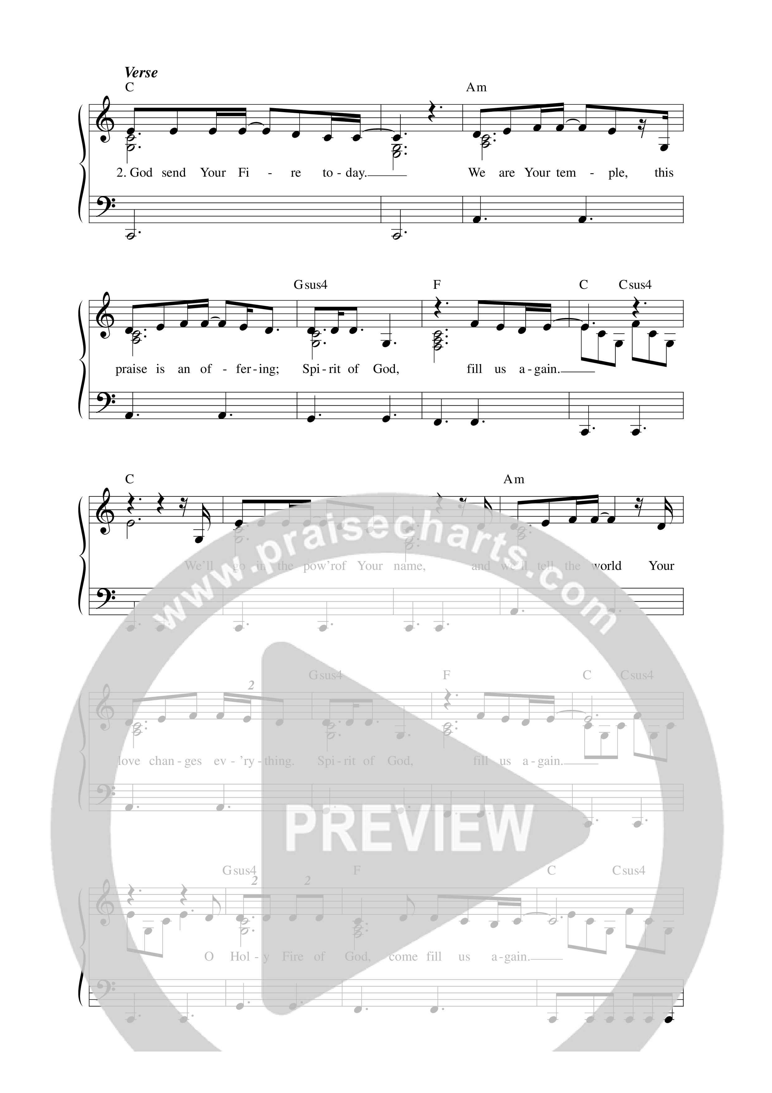 Ready Our Hearts (Live) Lead Sheet Melody (Vineyard Worship)