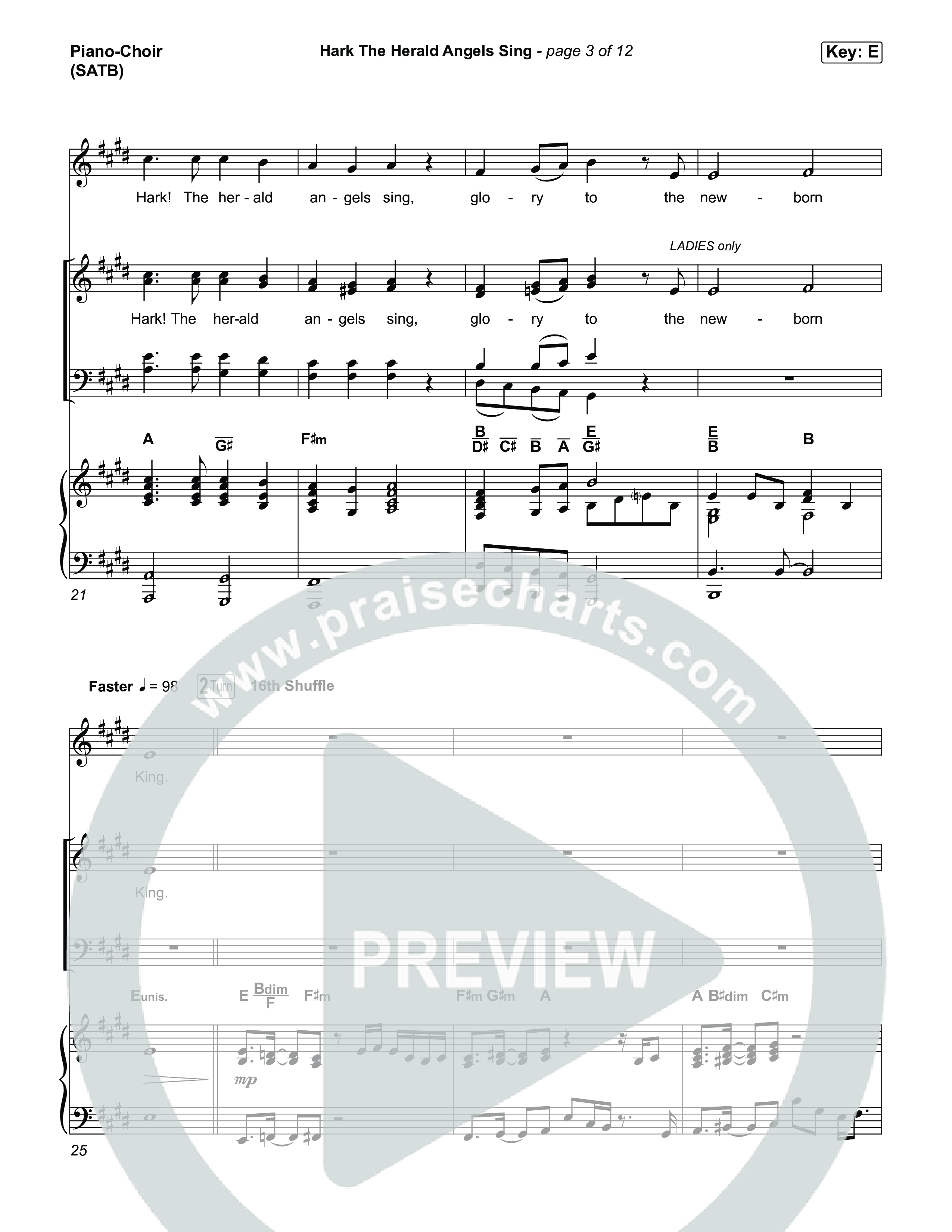 Hark The Herald Angels Sing Piano/Vocal Pack (Natalie Grant)