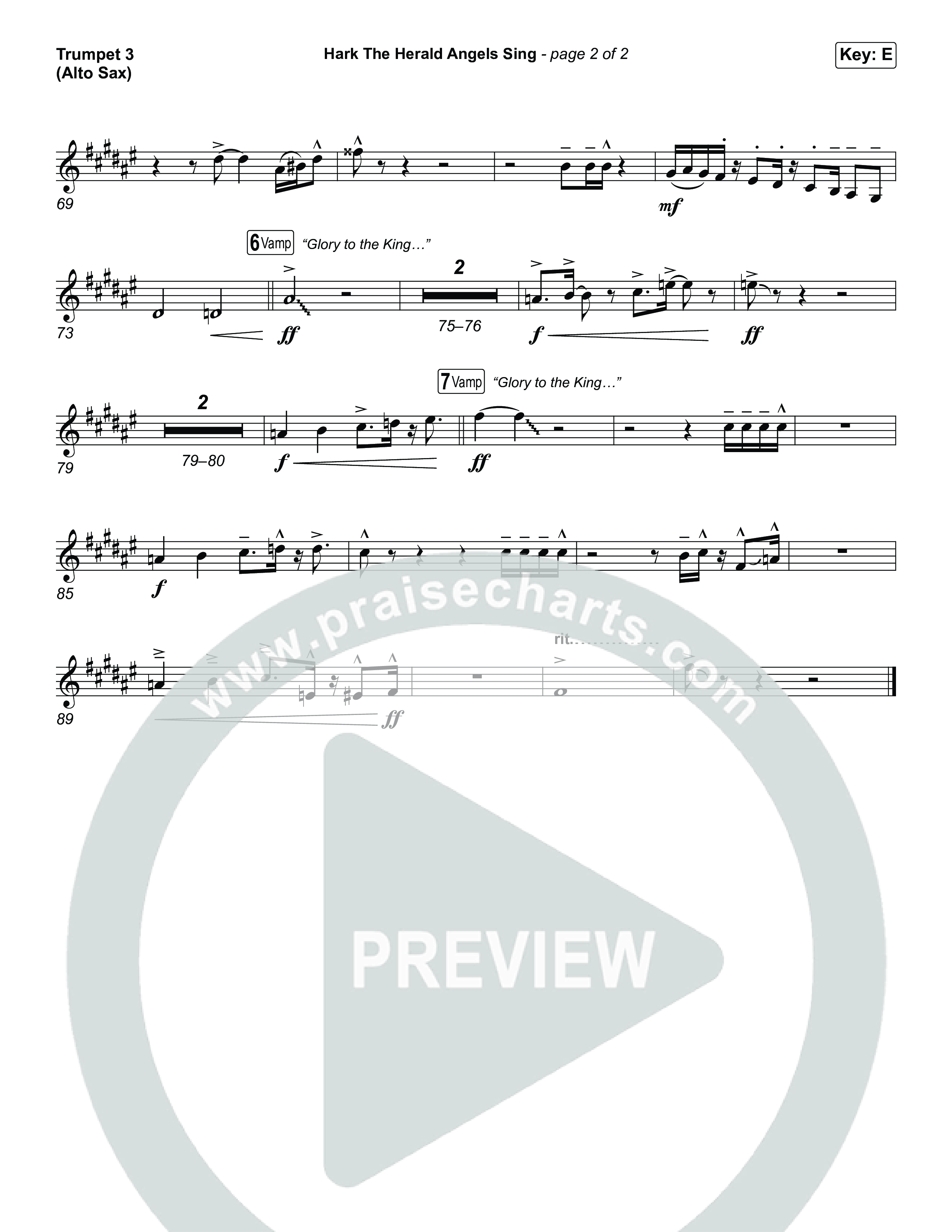 Hark The Herald Angels Sing Trumpet 3 (Natalie Grant)