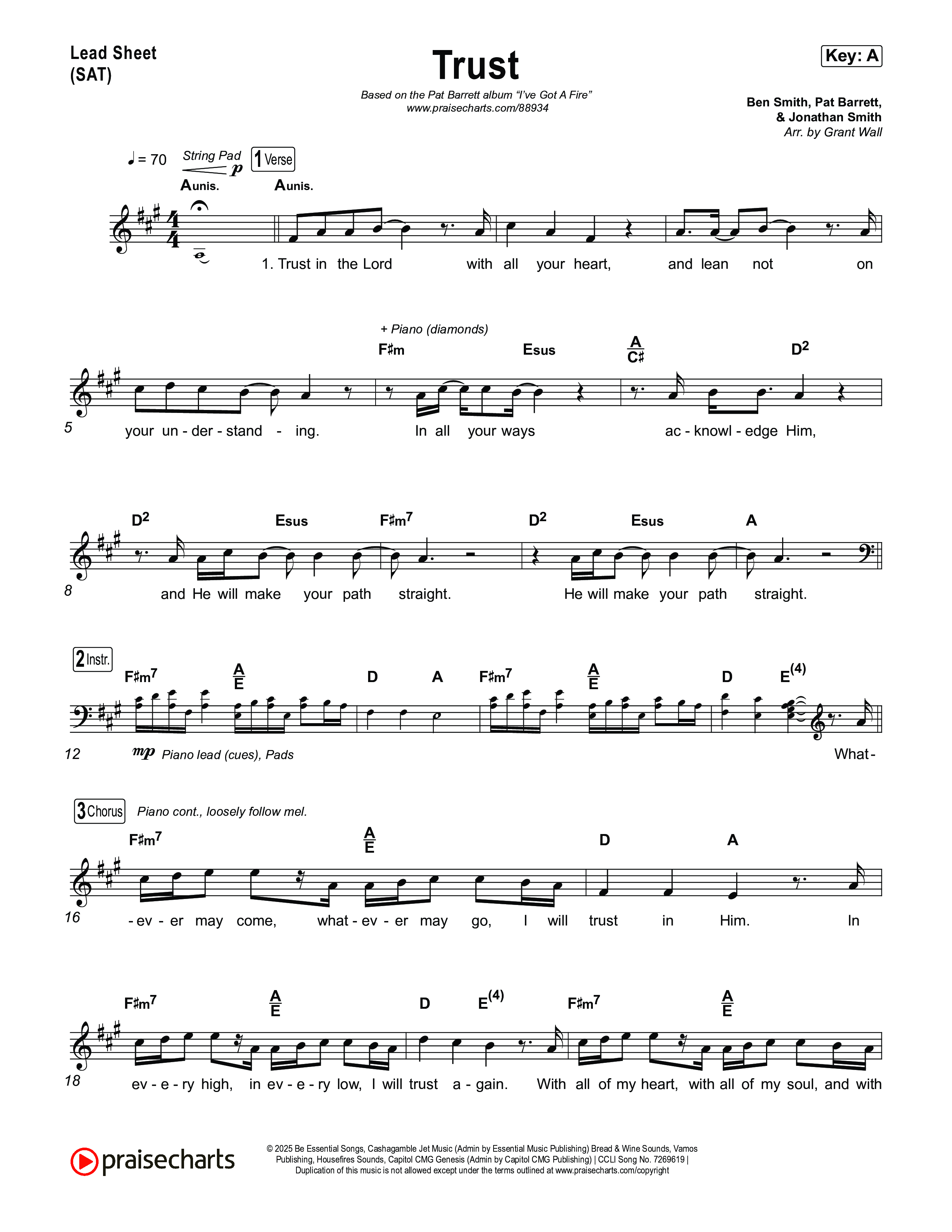 Trust Lead Sheet (SAT) (Pat Barrett)