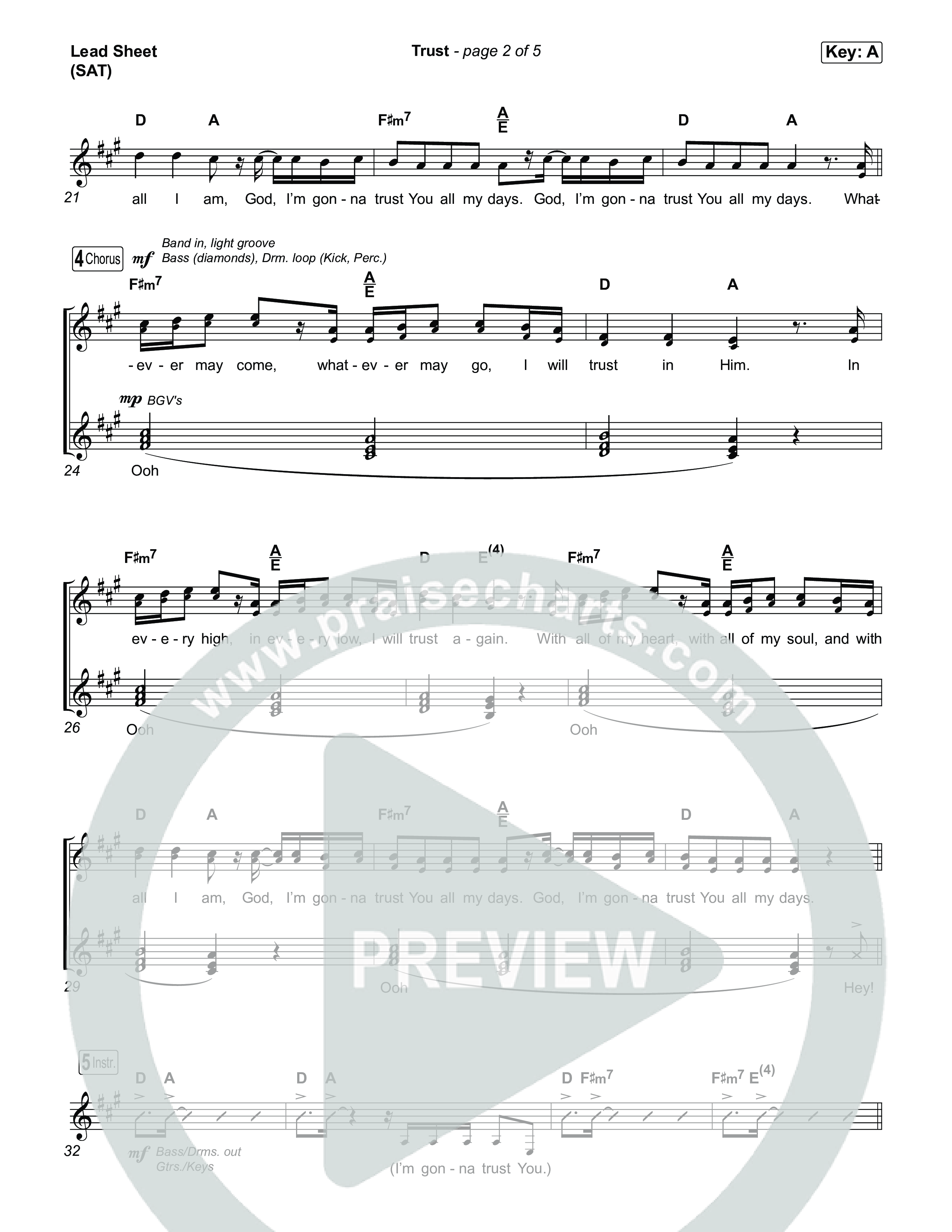 Trust Lead Sheet (SAT) (Pat Barrett)