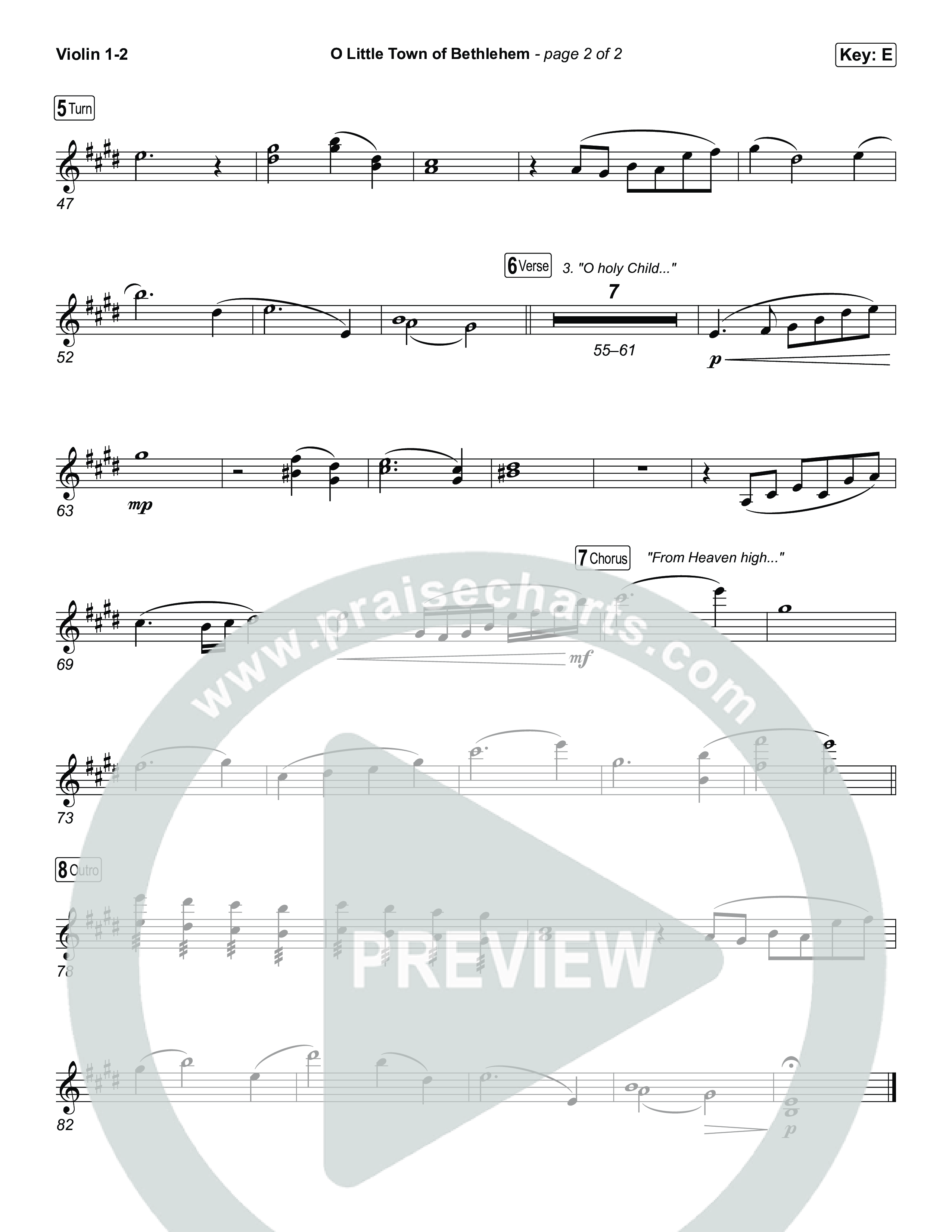 O Little Town Of Bethlehem String Pack (Matthew West)