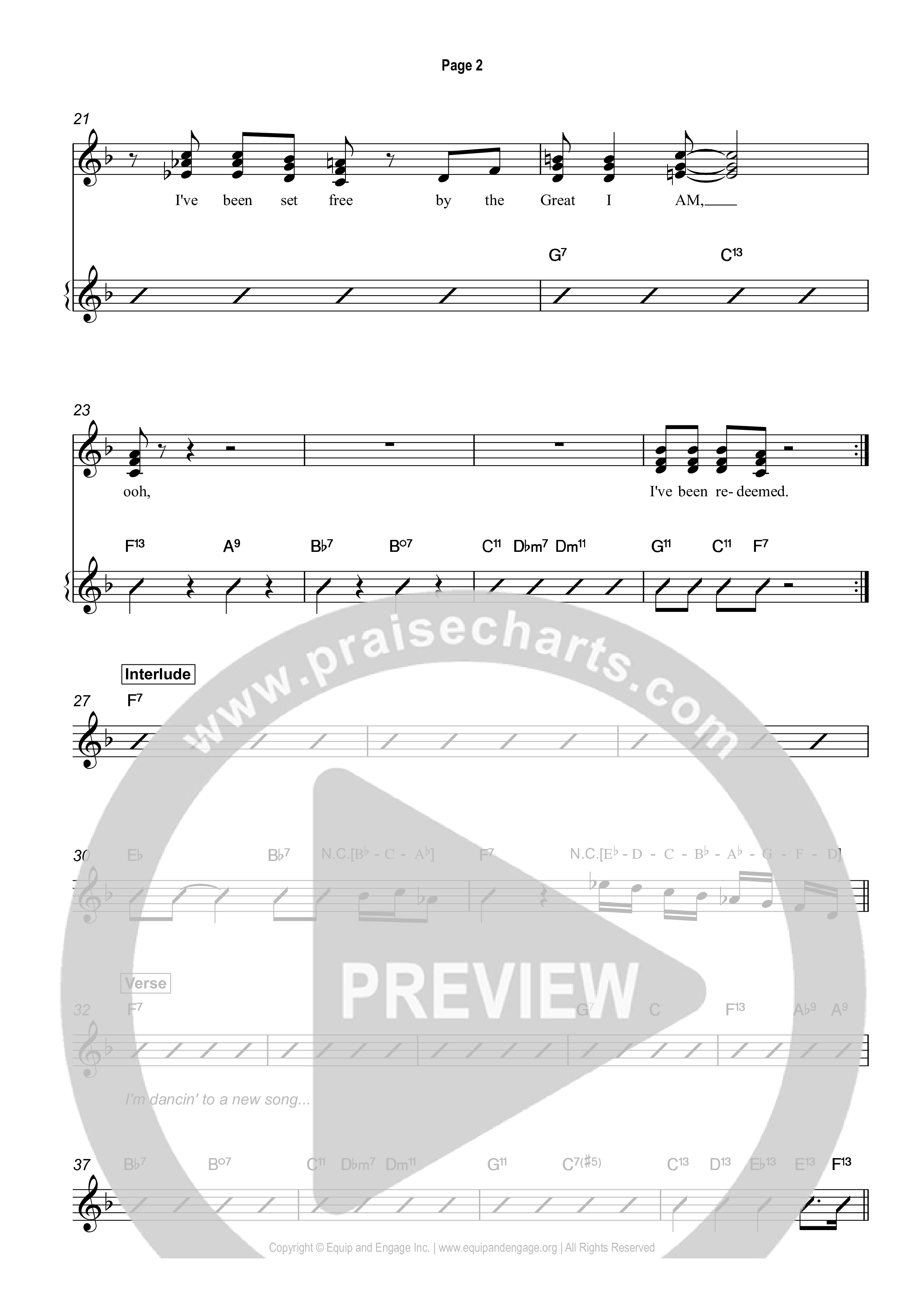 Redeemed (Say So) Rhythm/Vocal (Tyler Sullivan / David Jennings)