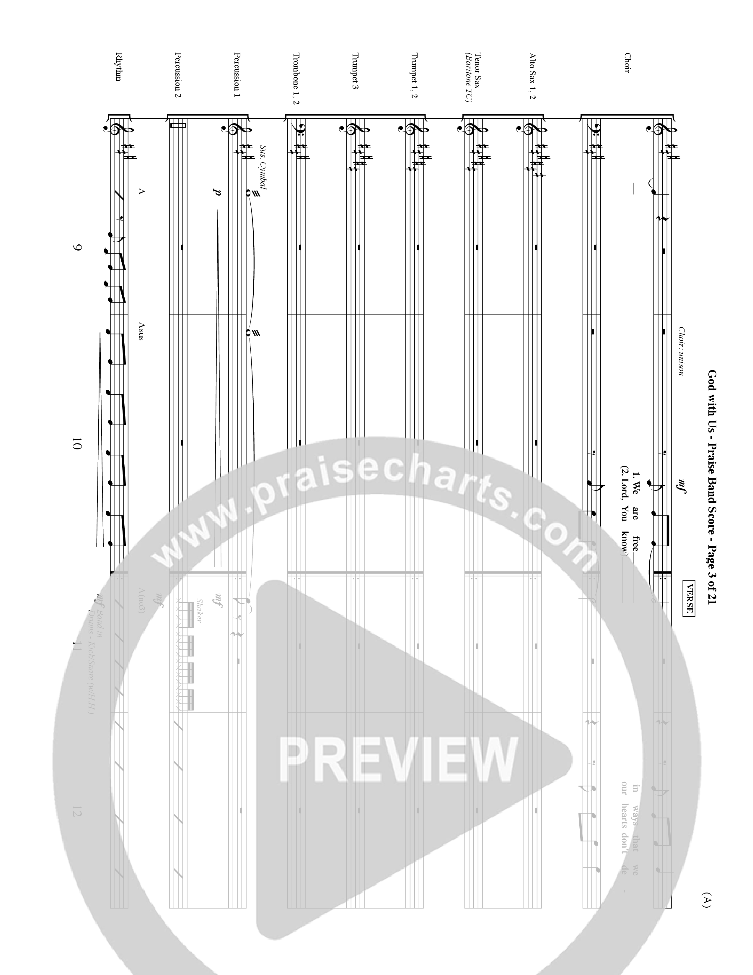 God With Us (Choral Anthem SATB) Conductor's Score (Word Music Choral / Orch. David Shipps)