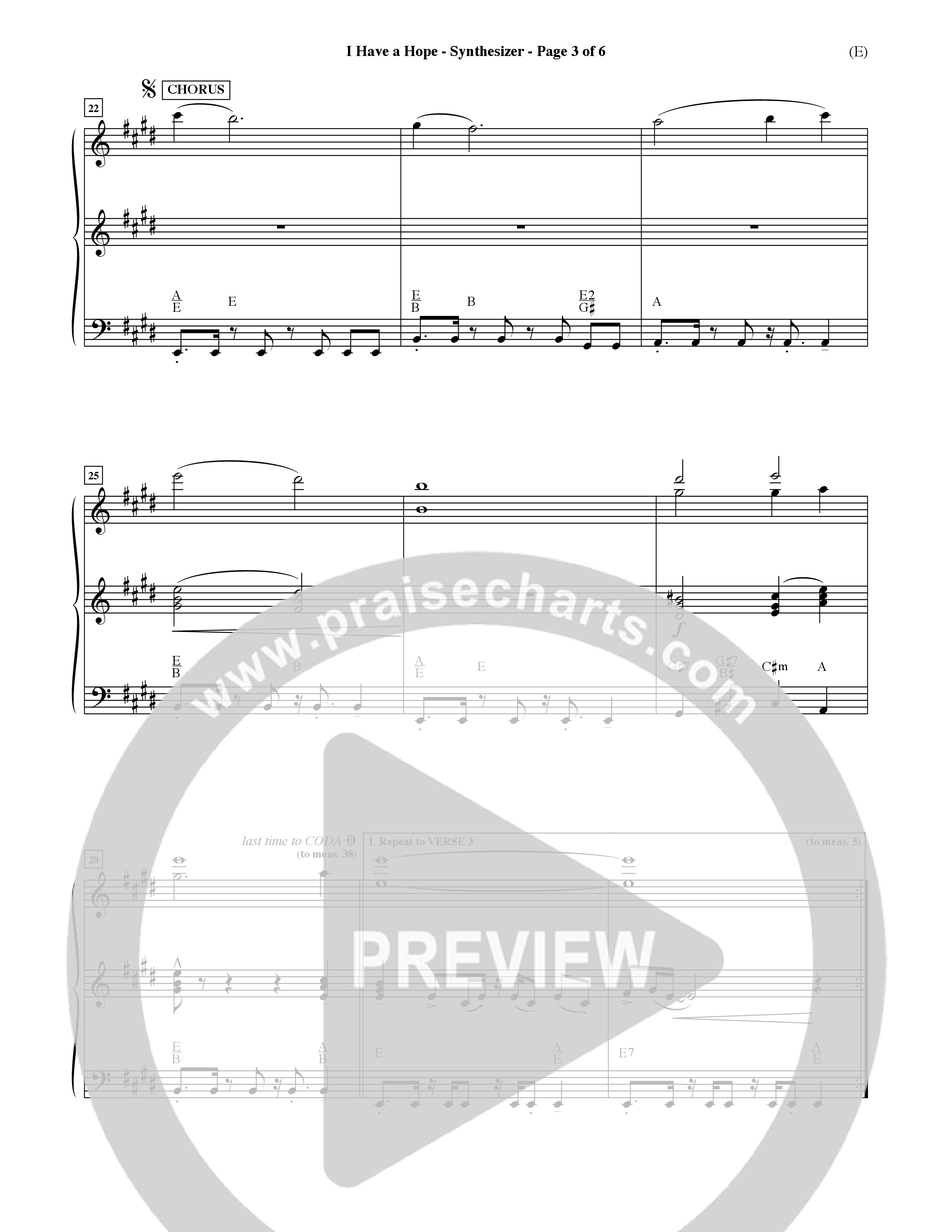 I Have A Hope (Choral Anthem SATB) Synth (Word Music Choral / Orch. David McKay)