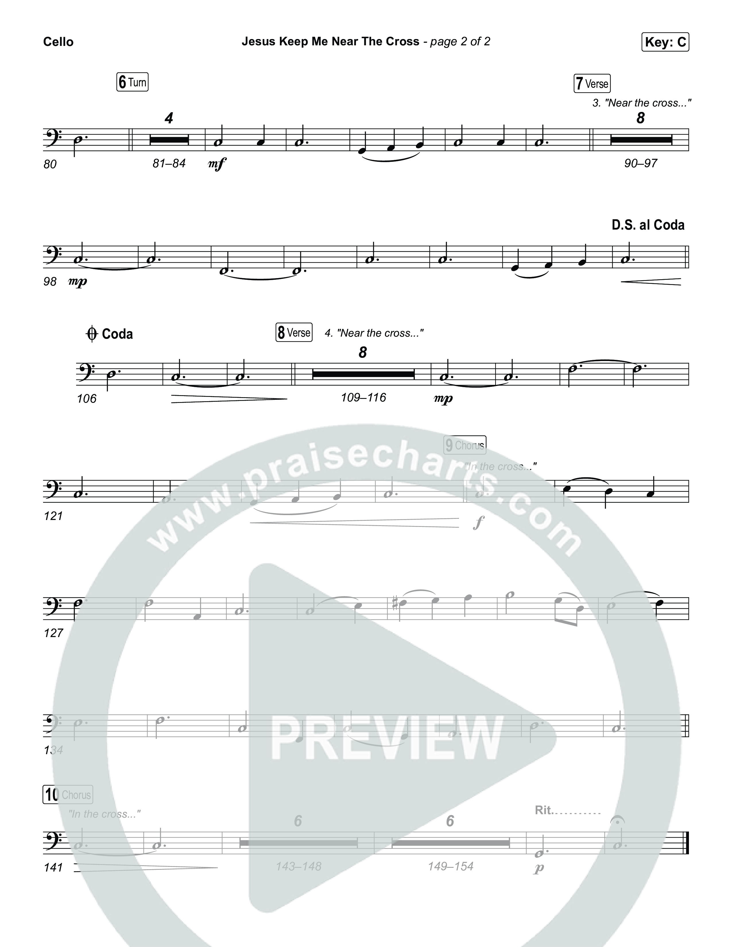 Jesus Keep Me Near The Cross Cello (Keith & Kristyn Getty / Sandra McCracken)