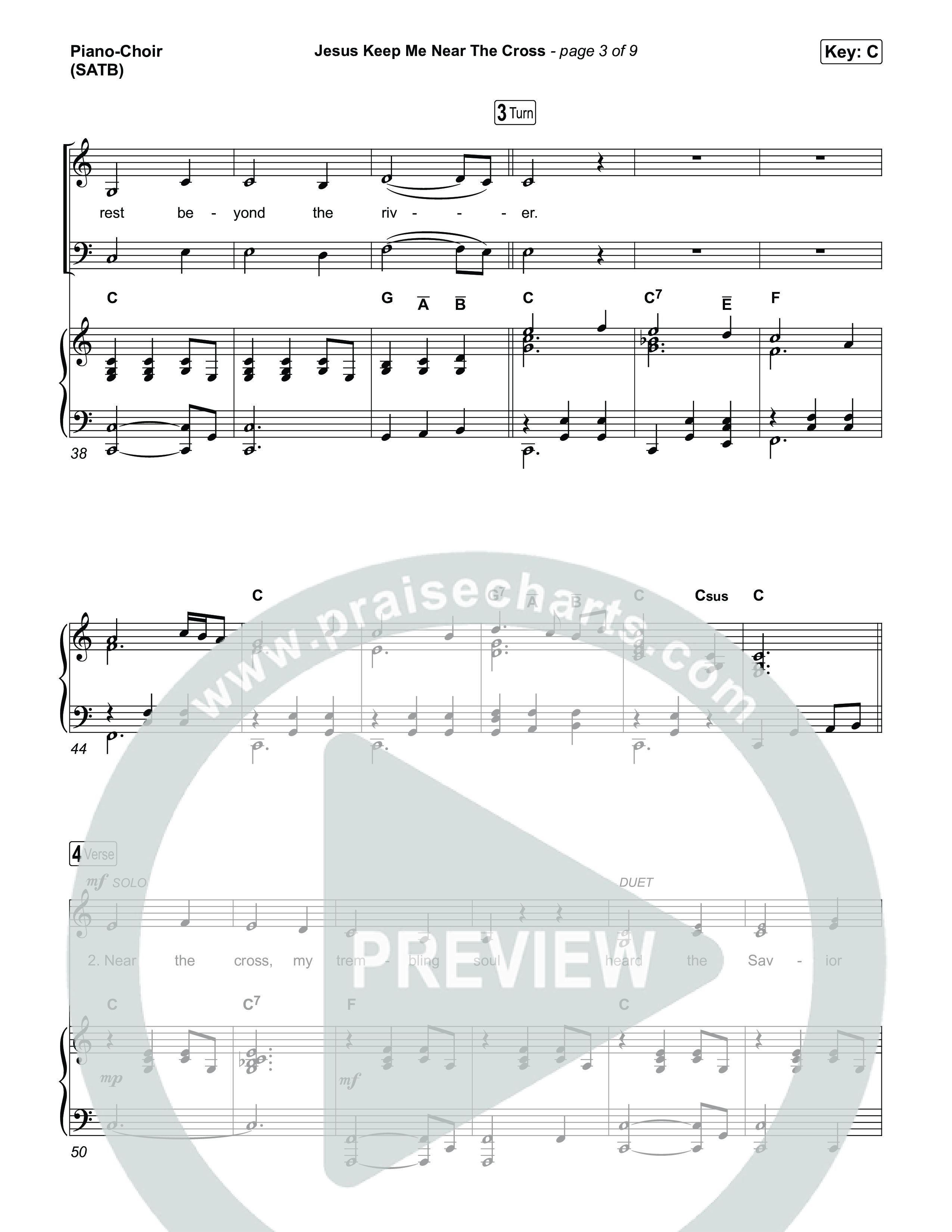 Jesus Keep Me Near The Cross Piano/Vocal Pack (Keith & Kristyn Getty / Sandra McCracken)