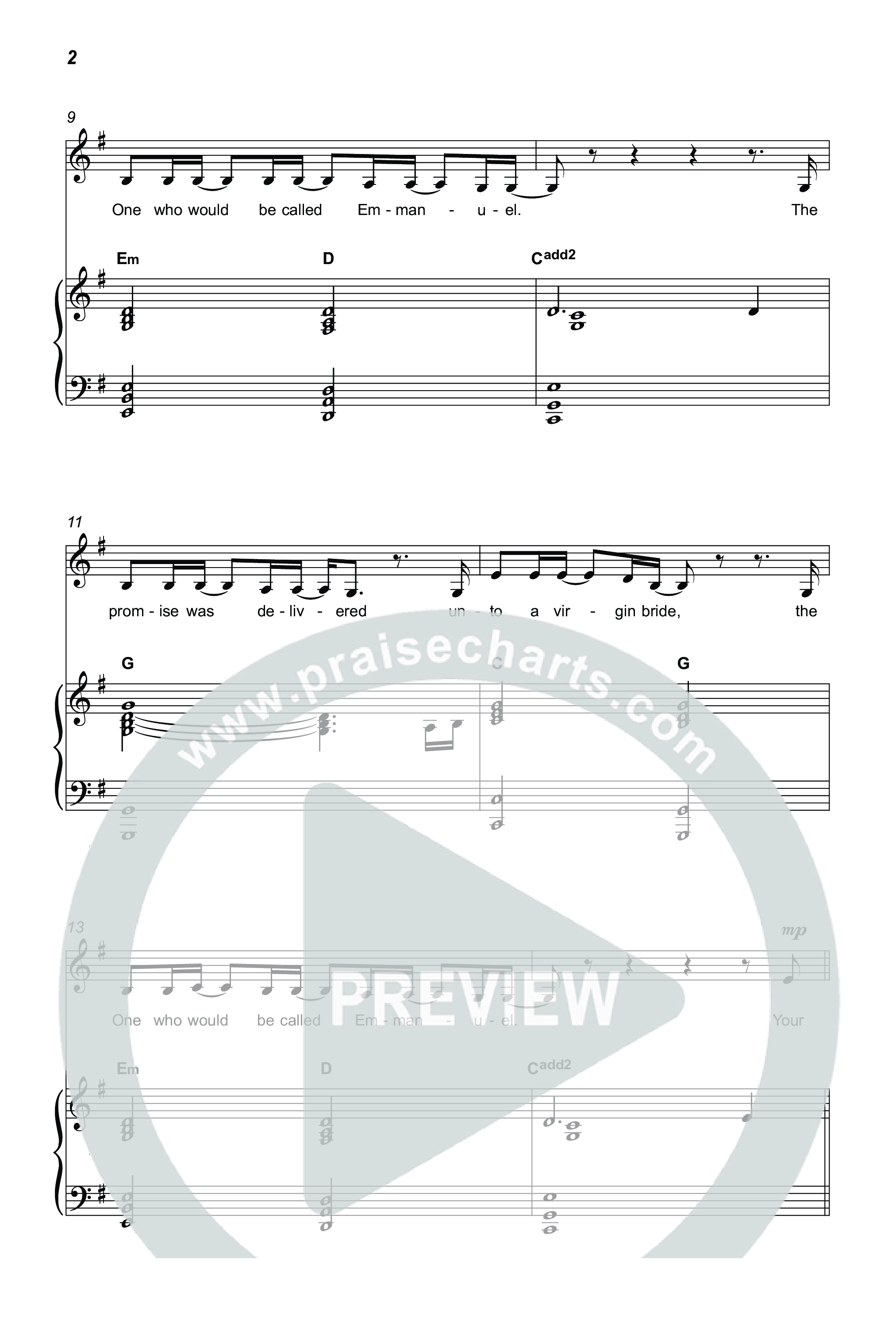 Holy Forever / We Fall Down (Christmas Version) (Choral/SATB) Octavo (SATB & Pno) (Travis Cottrell / Skye Reedy / Arr. Mason Brown)