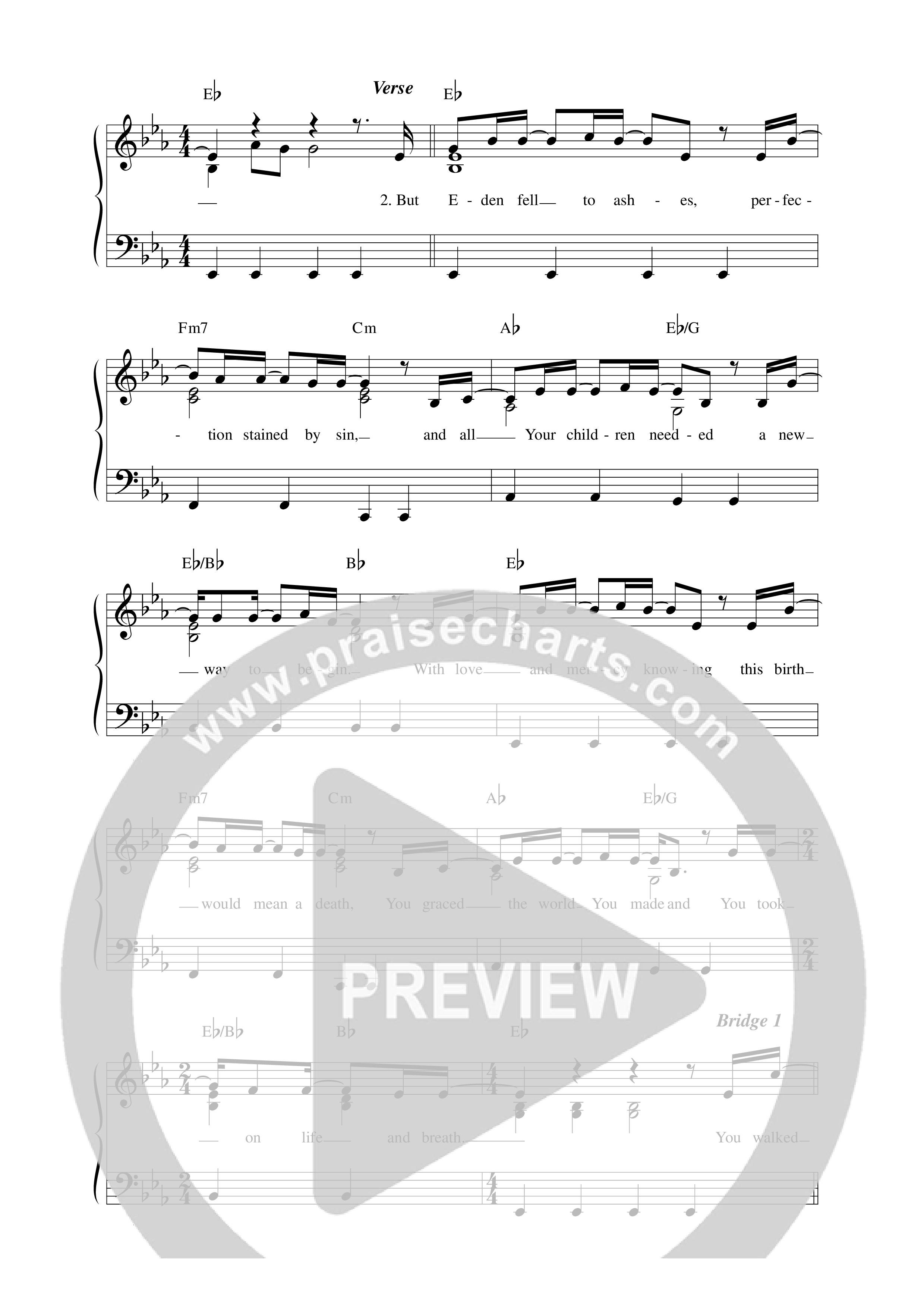 Life & Breath Lead Sheet Melody (Matt Redman)