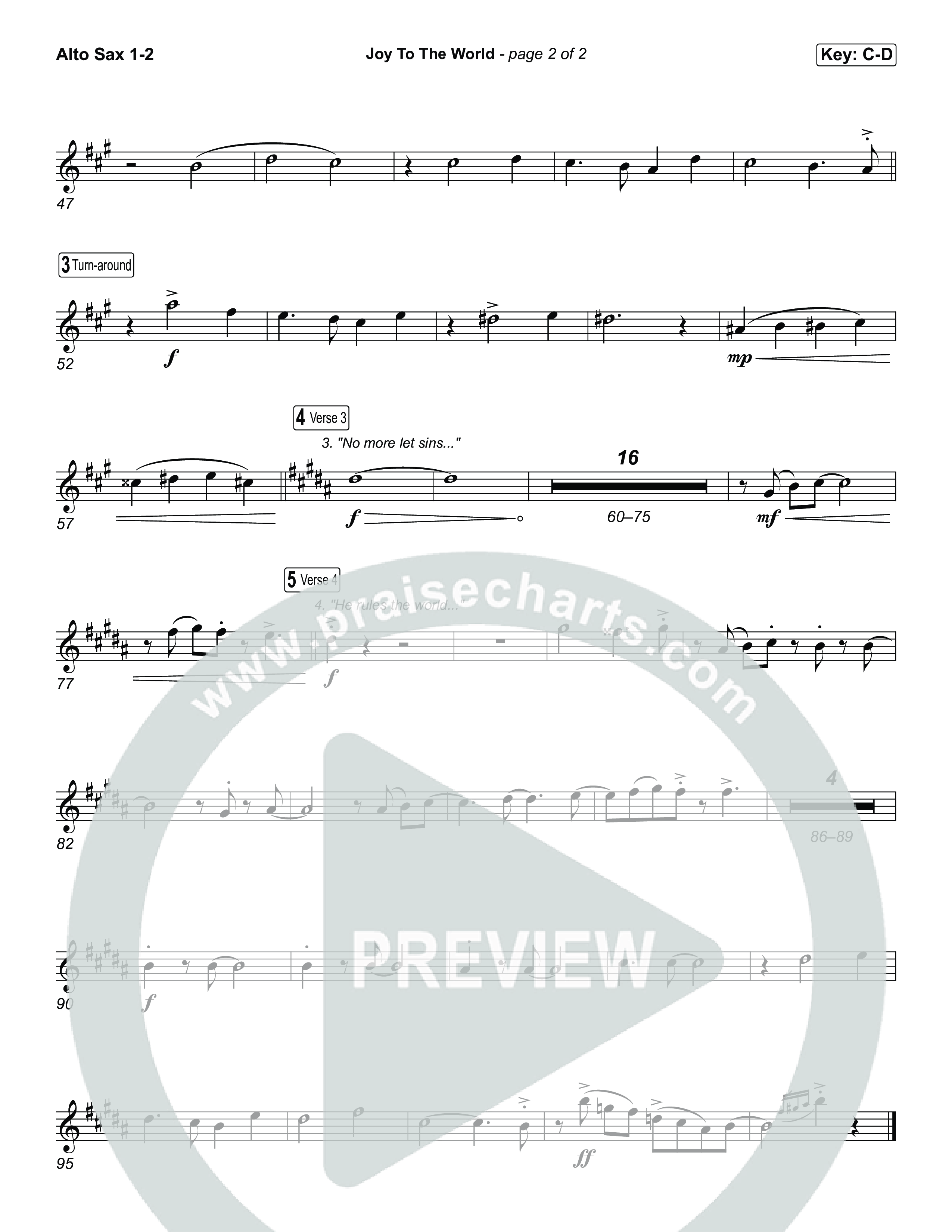 Joy To The World Sax Pack (Museum Of The Bible / Arr. Jared Haschek)