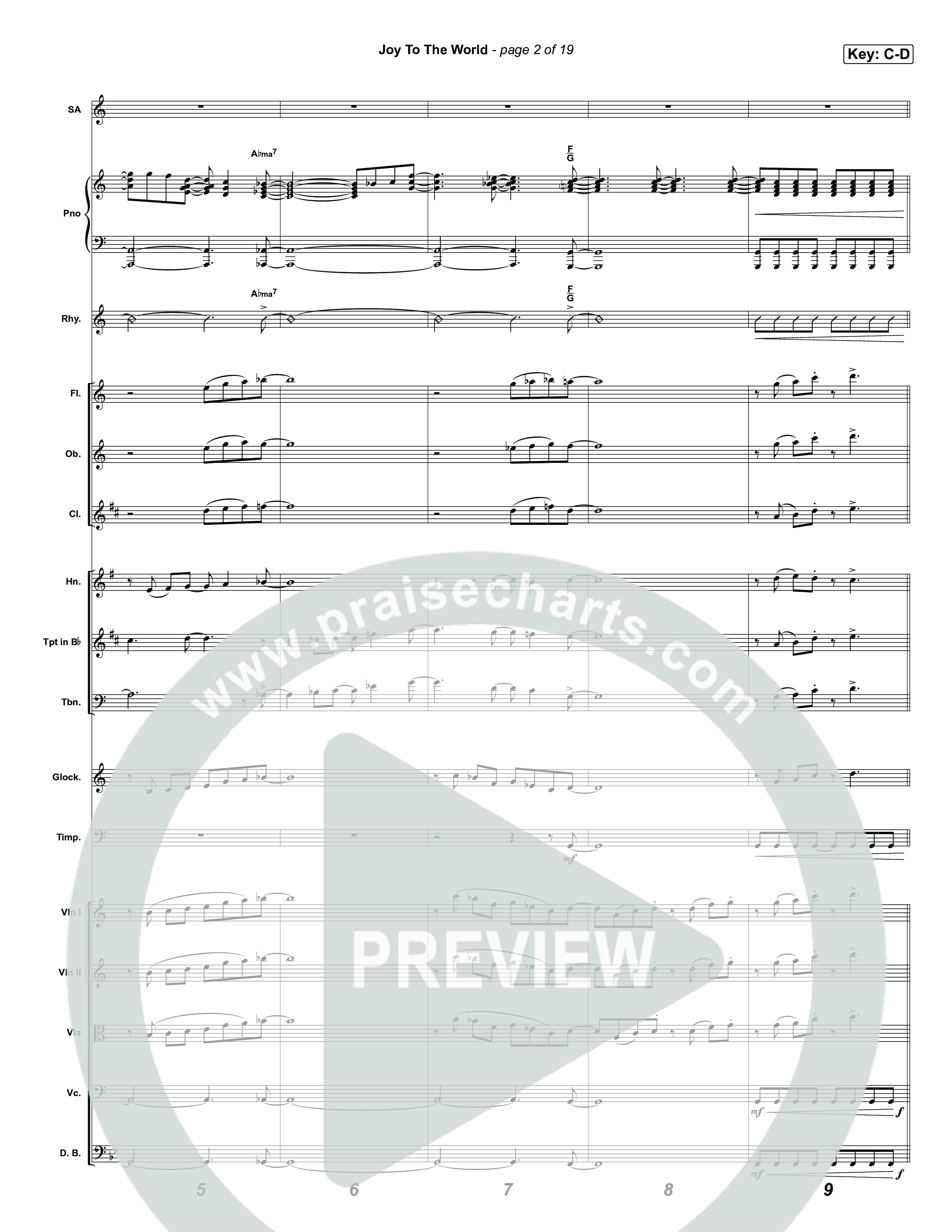 Joy To The World Orchestration (Museum Of The Bible / Arr. Jared Haschek)