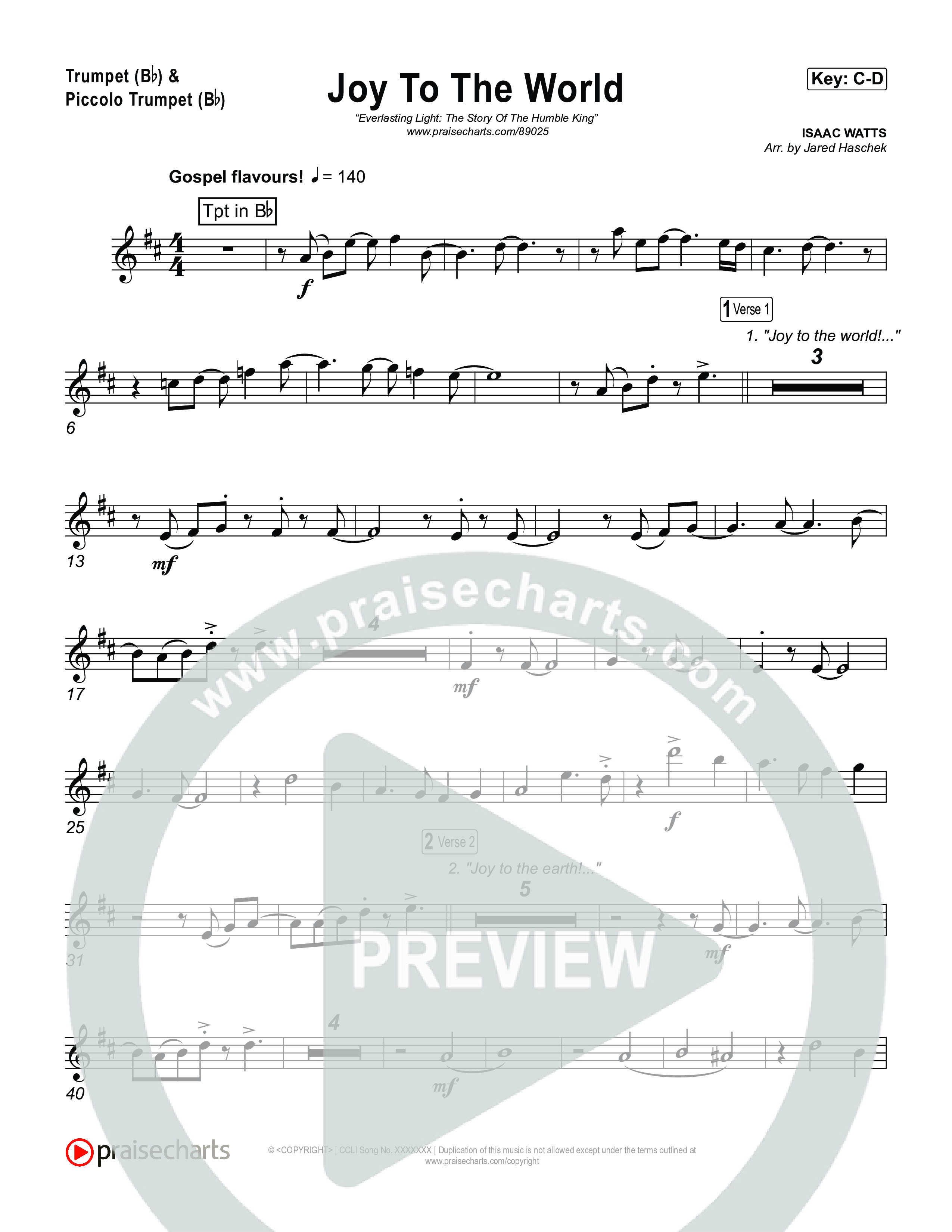 Joy To The World Brass Pack (Museum Of The Bible / Arr. Jared Haschek)