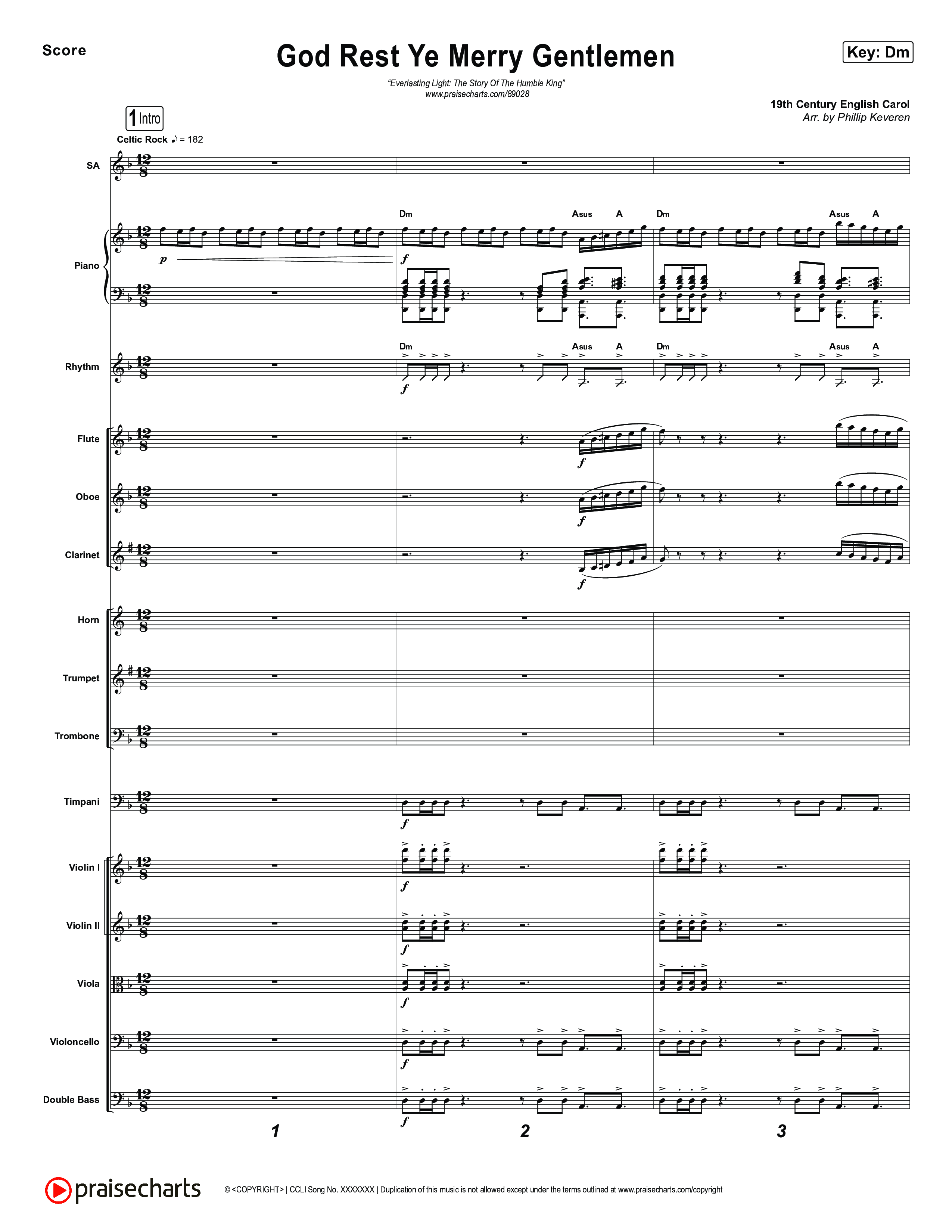 God Rest Ye Merry Gentlemen Orchestration (Museum Of The Bible / Arr. Phillip Keveren)