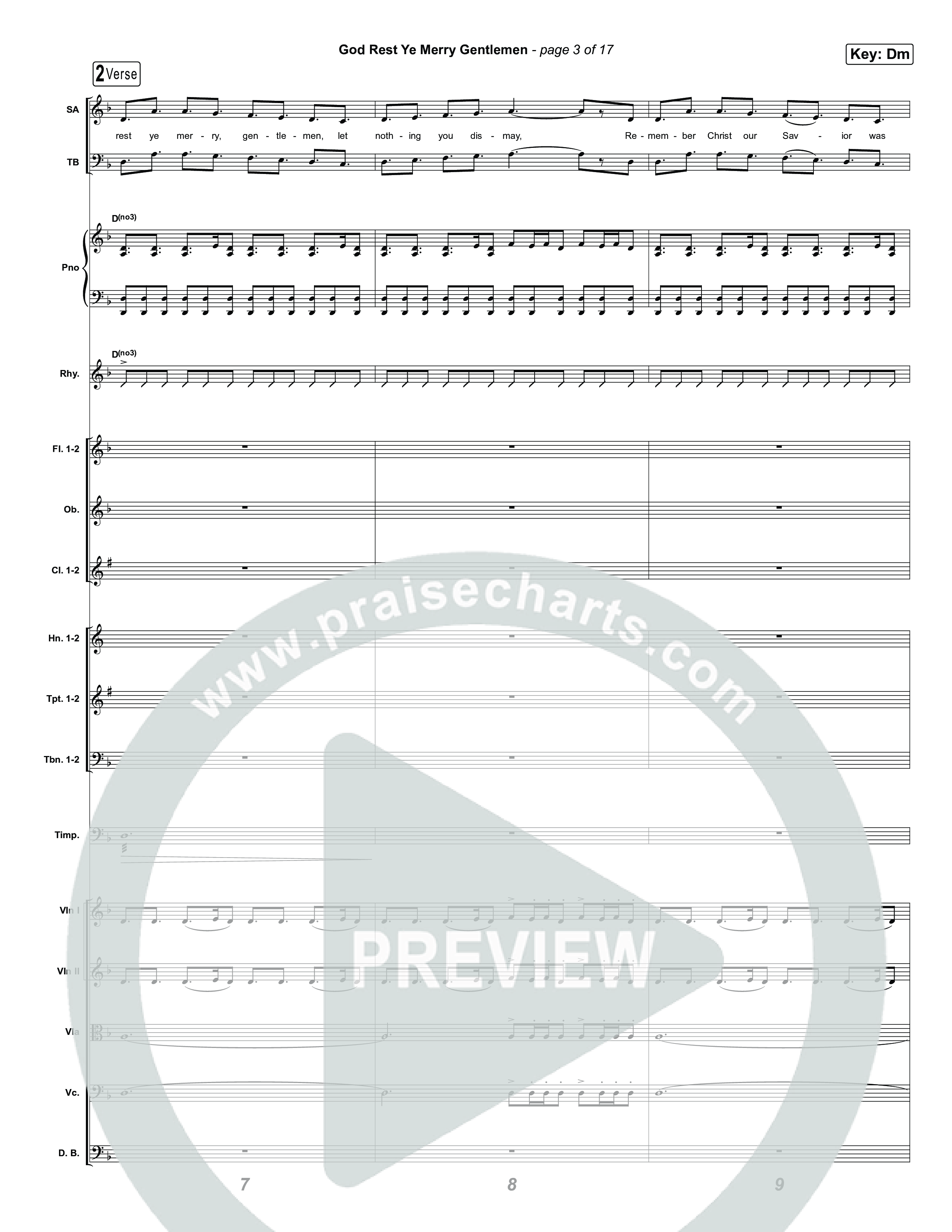 God Rest Ye Merry Gentlemen Orchestration (Museum Of The Bible / Arr. Phillip Keveren)