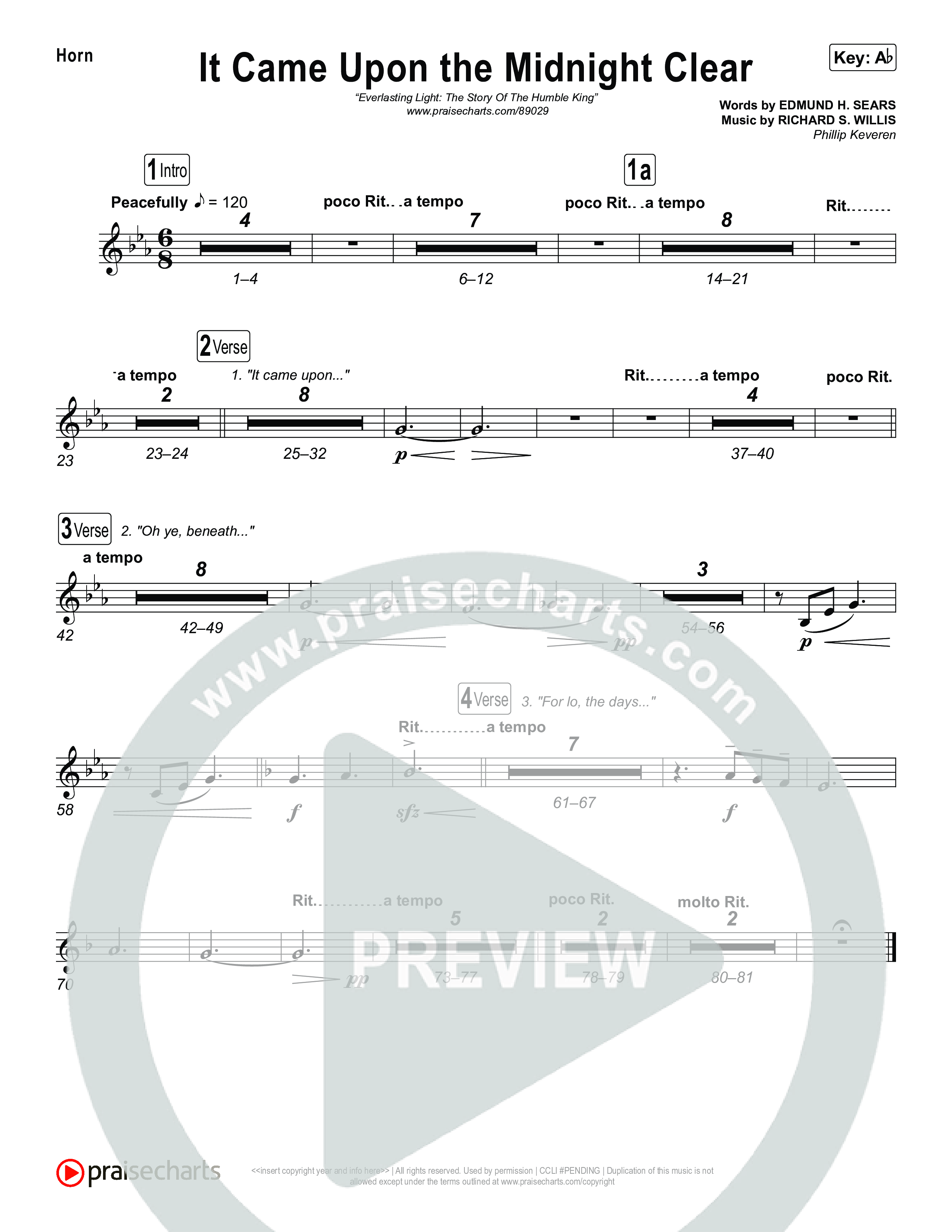 It Came Upon The Midnight Clear with O Mio Babbino Brass Pack (Museum Of The Bible / Arr. Phillip Keveren)