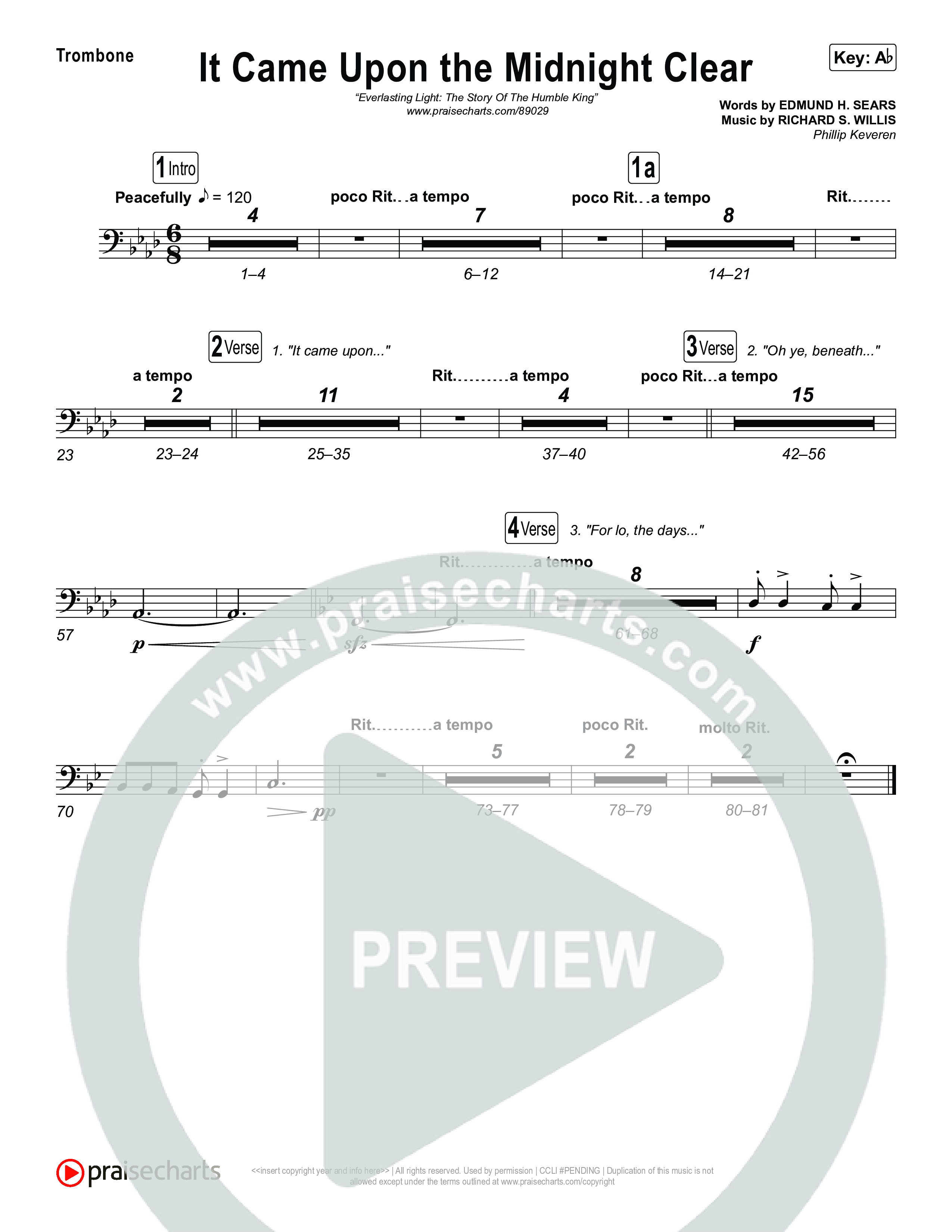 It Came Upon The Midnight Clear with O Mio Babbino Brass Pack (Museum Of The Bible / Arr. Phillip Keveren)