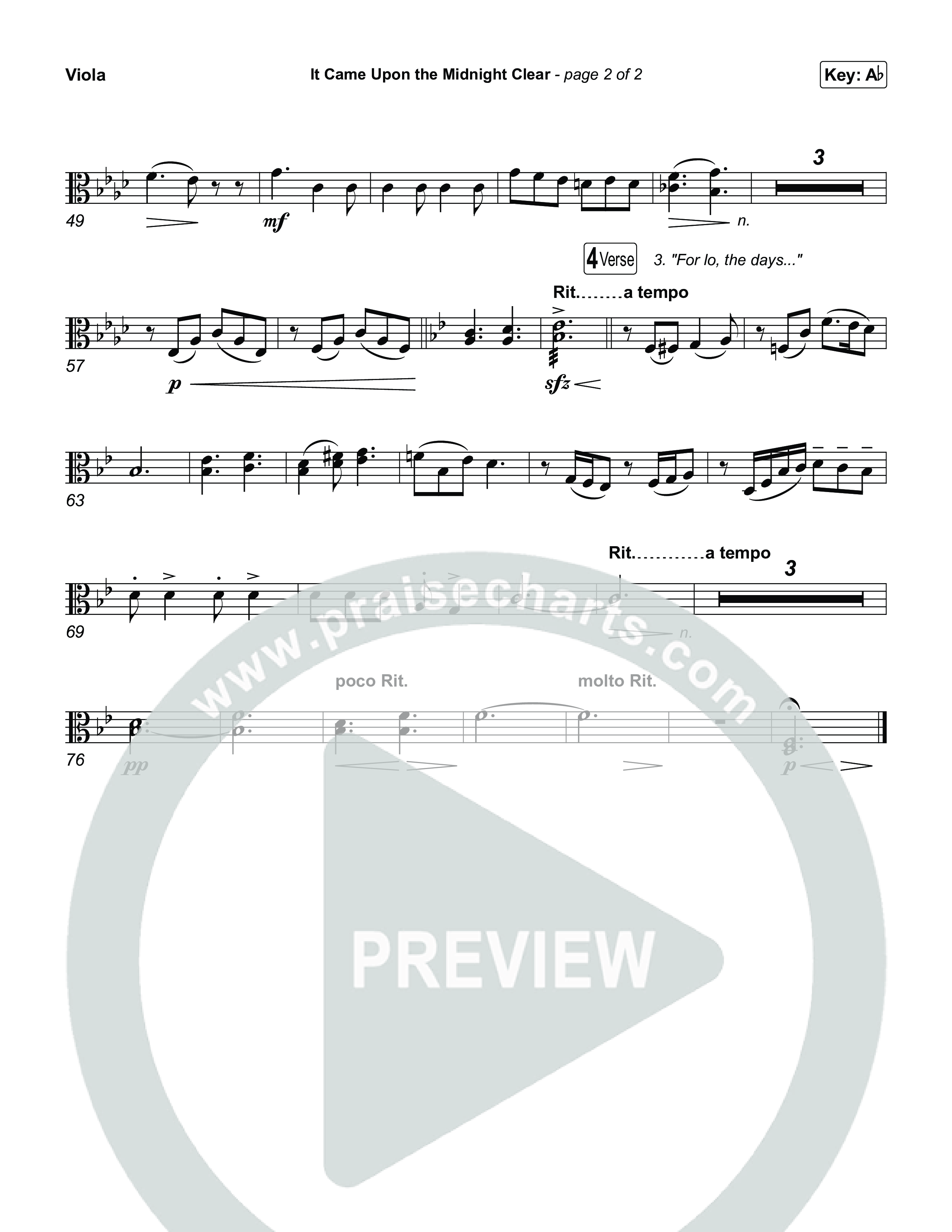 It Came Upon The Midnight Clear with O Mio Babbino Viola (Museum Of The Bible / Arr. Phillip Keveren)