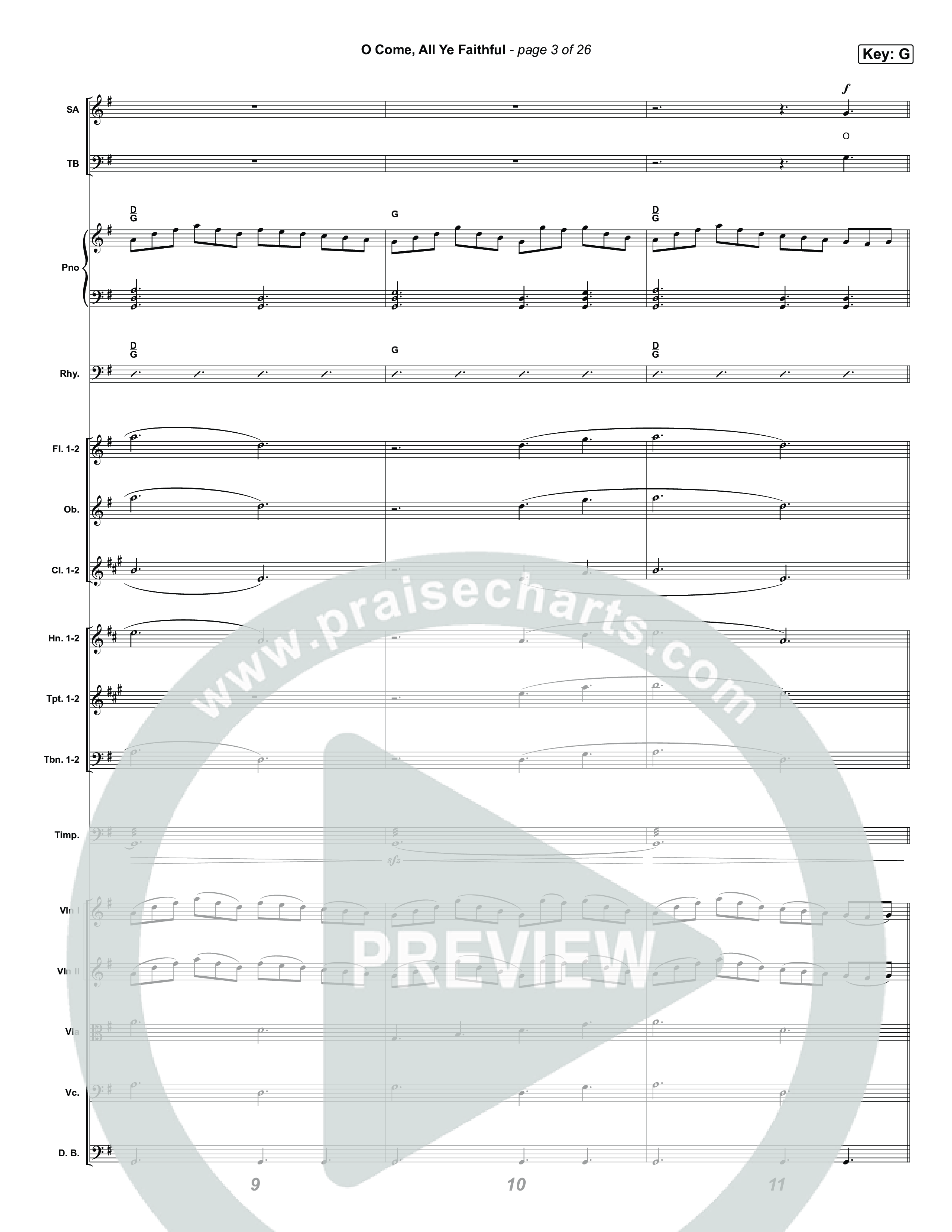 O Come All Ye Faithful Orchestration (Museum Of The Bible / Arr. Phillip Keveren)